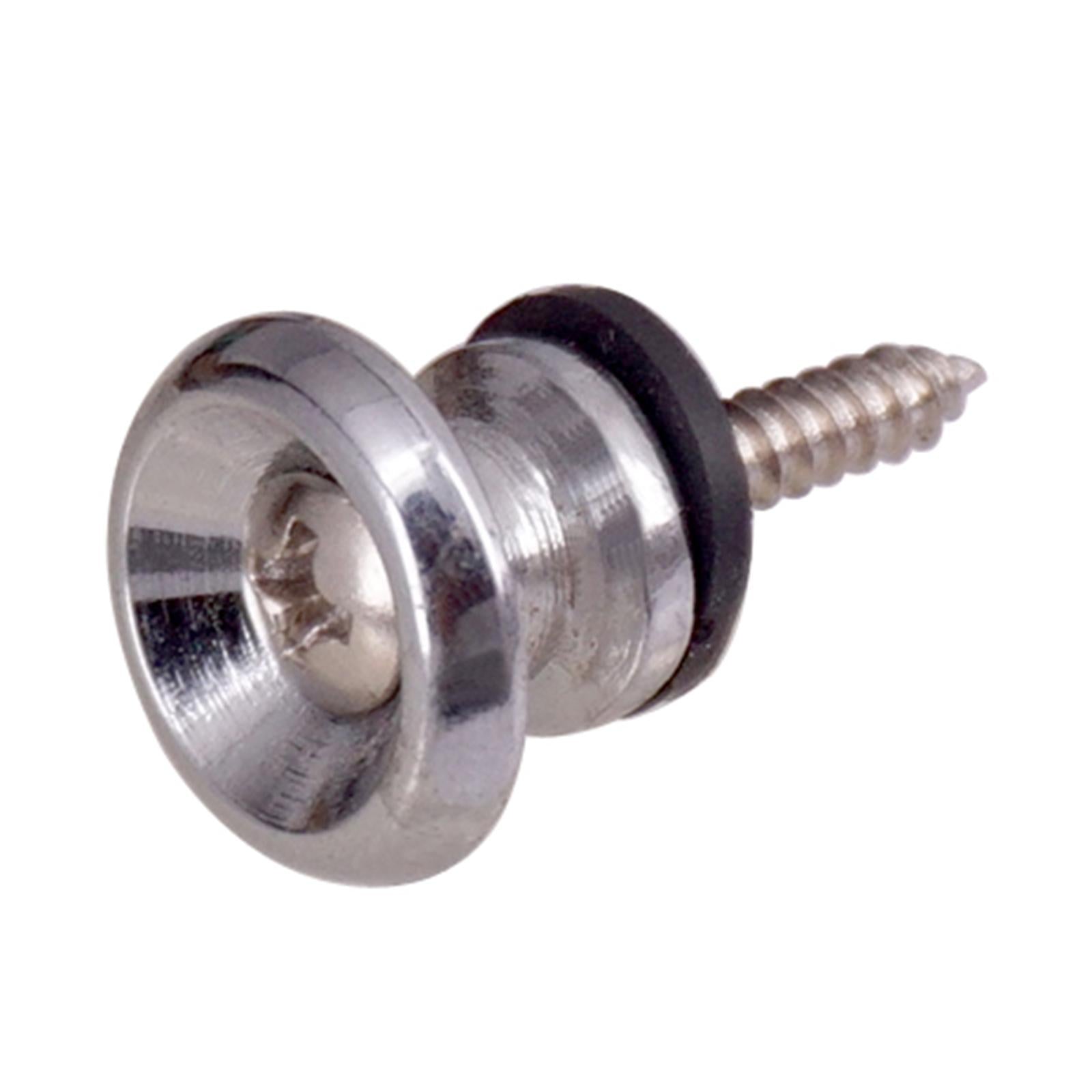 10x Guitar Strap Lock Pins Peg for Acoustic Electric Guitar Ukulele Bass Silver
