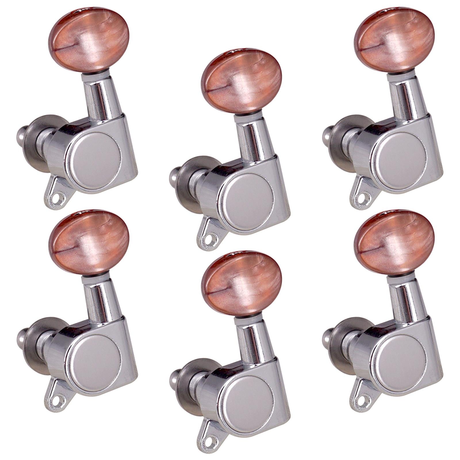 String Tuning Pegs Knobs Tuning Keys Replace Part for Electric Guitar 6 left Tuning Pegs