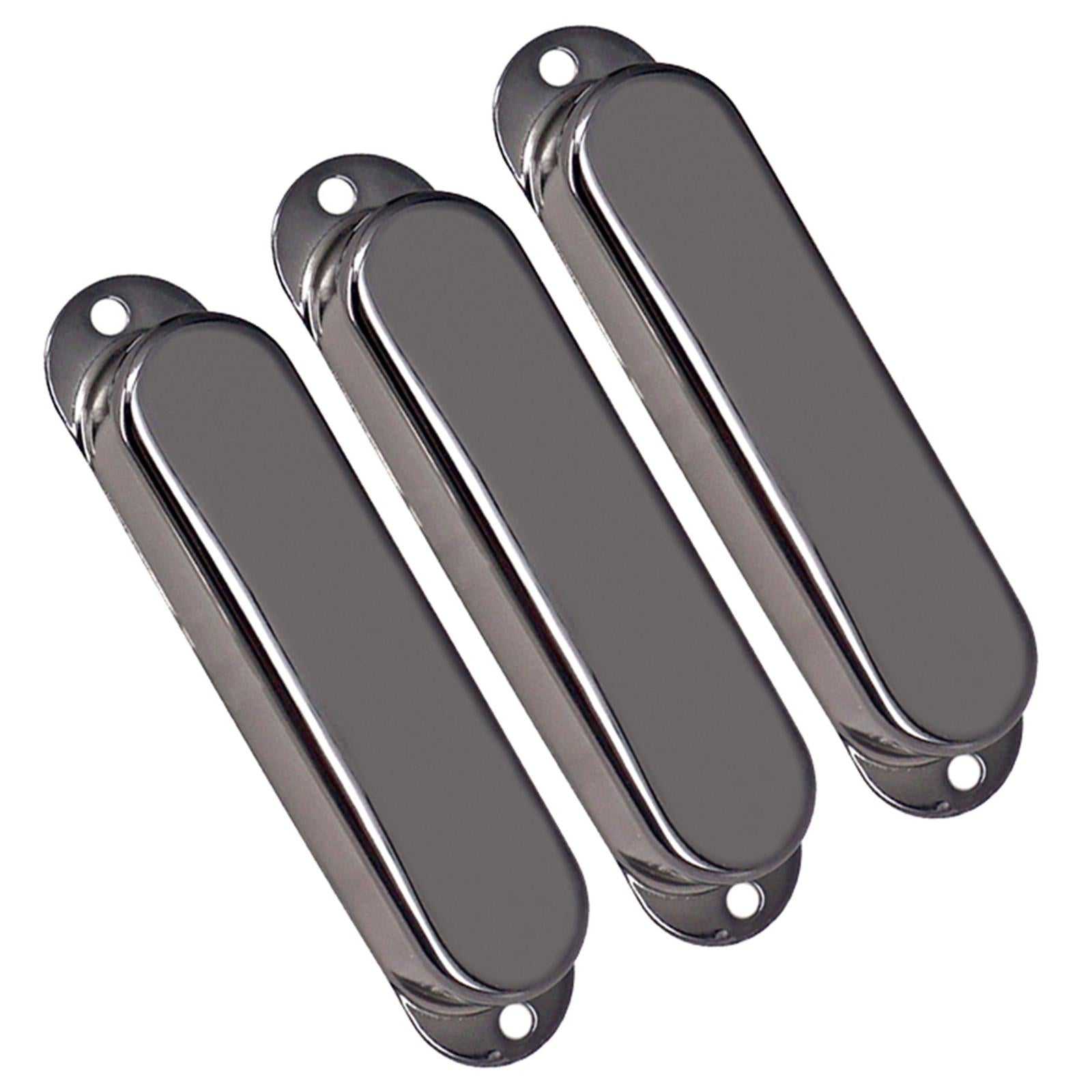 No Hole Guitar Pickup Cover Closed Shell for Electric Guitar Black