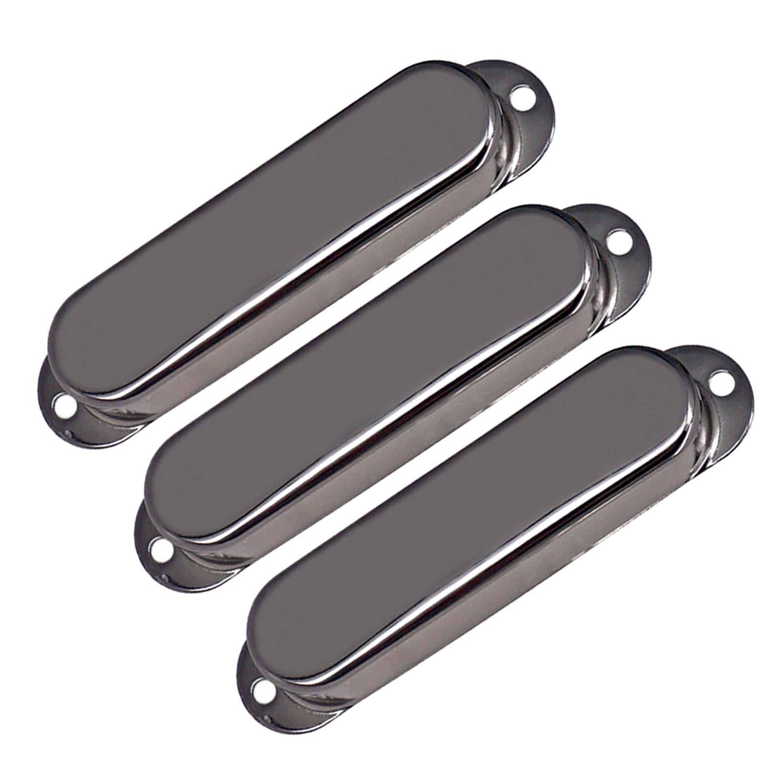 No Hole Guitar Pickup Cover Closed Shell for Electric Guitar Black