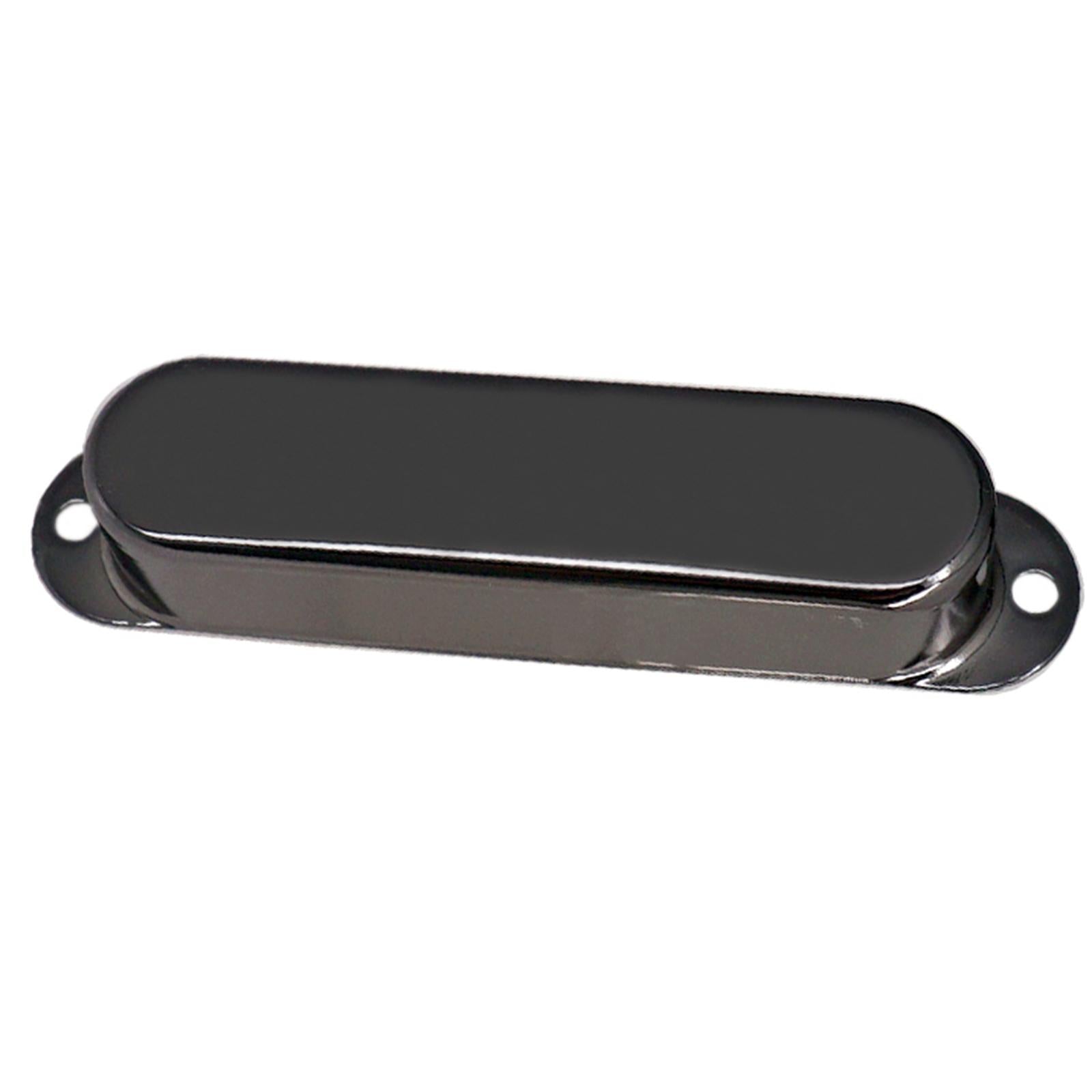No Hole Guitar Pickup Cover Closed Shell for Electric Guitar Black