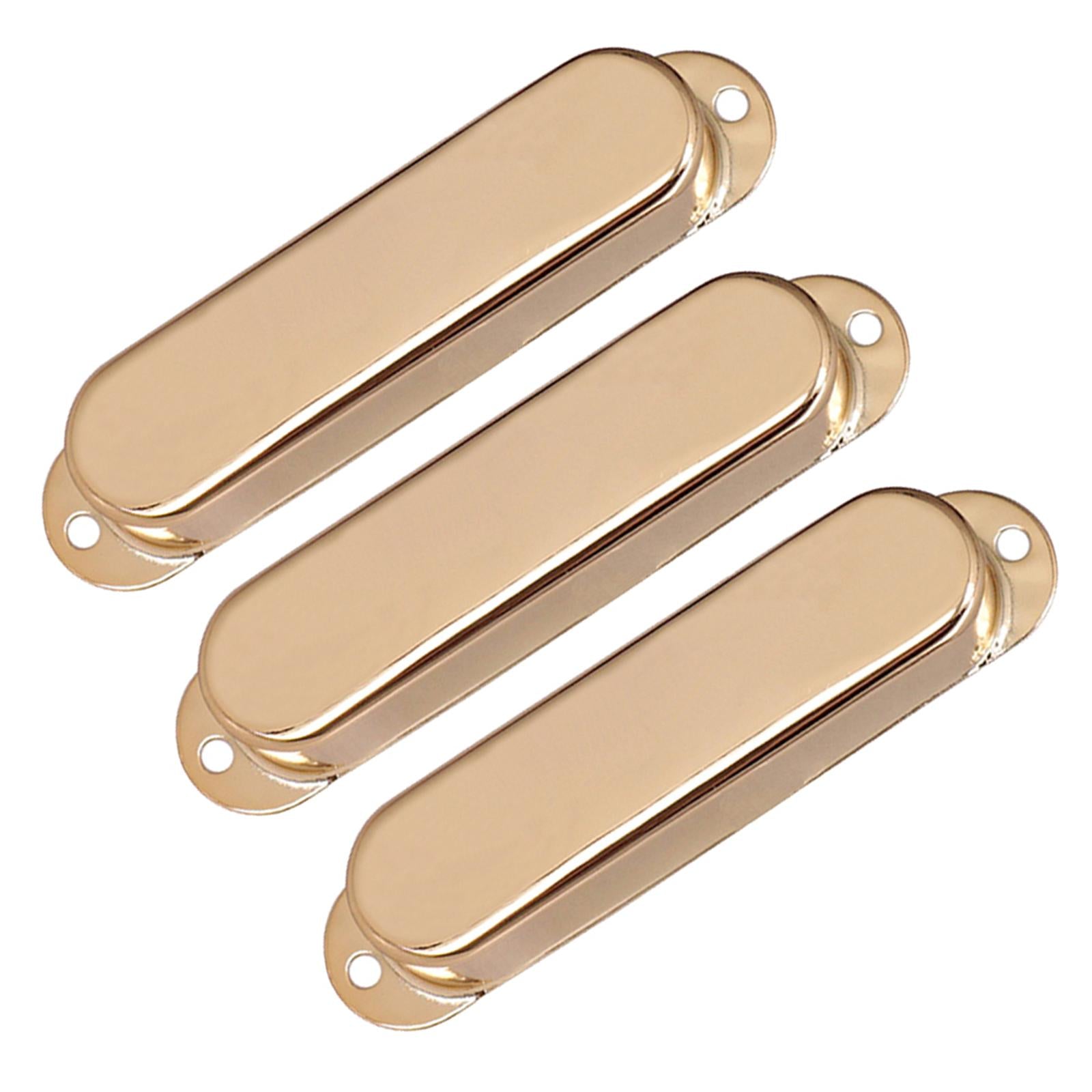 No Hole Guitar Pickup Cover Closed Shell for Electric Guitar Gold