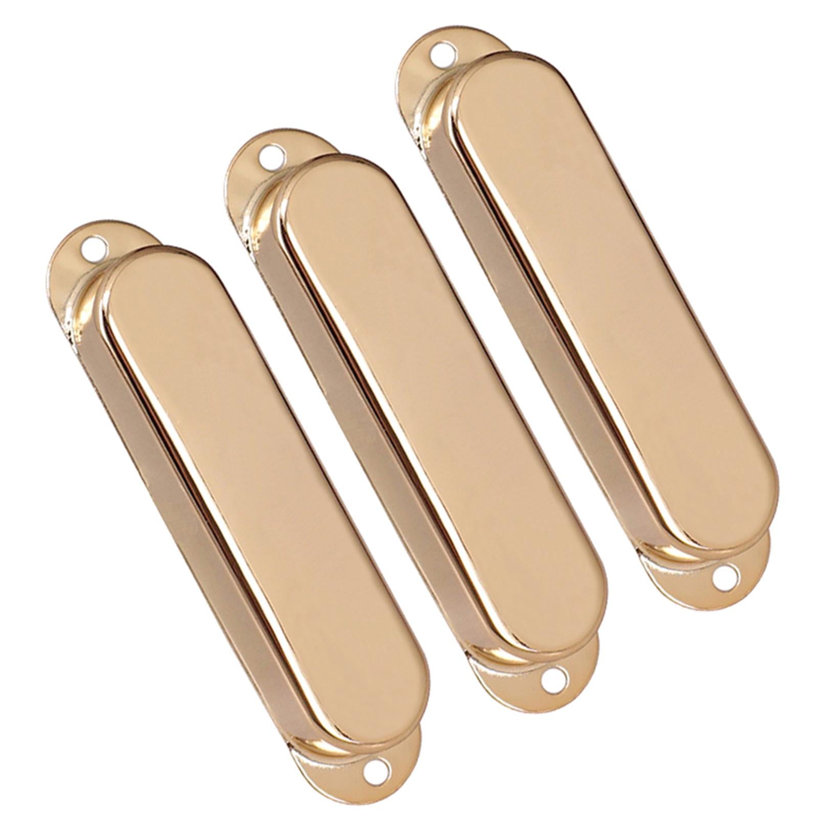 No Hole Guitar Pickup Cover Closed Shell for Electric Guitar Gold