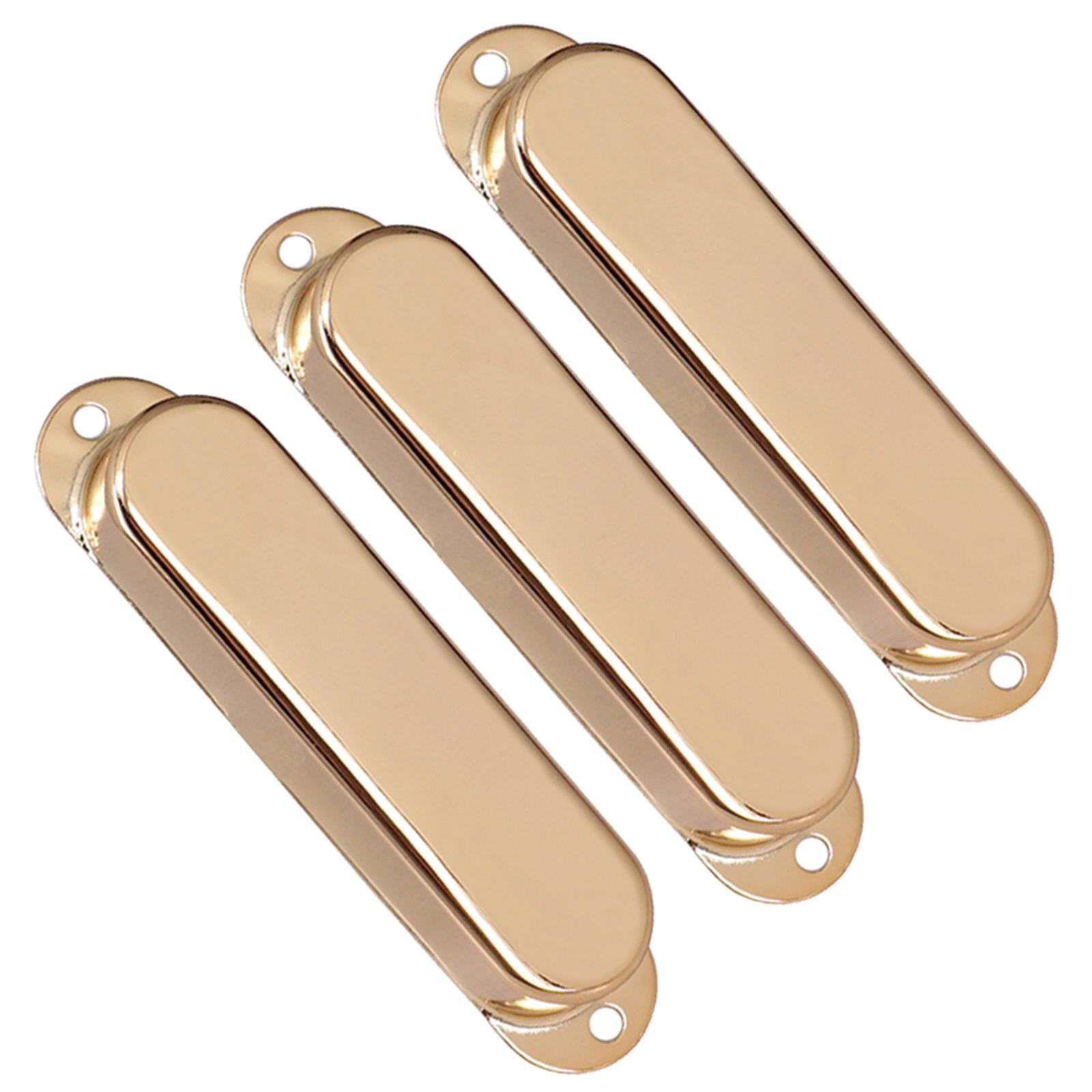 No Hole Guitar Pickup Cover Closed Shell for Electric Guitar Gold