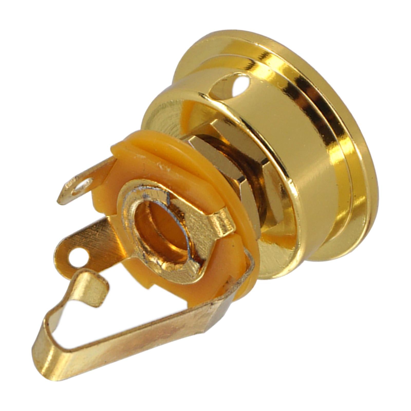 6.35mm Guitar Jack Plug Socket Guitar Part for TL Electric Guitar Gold