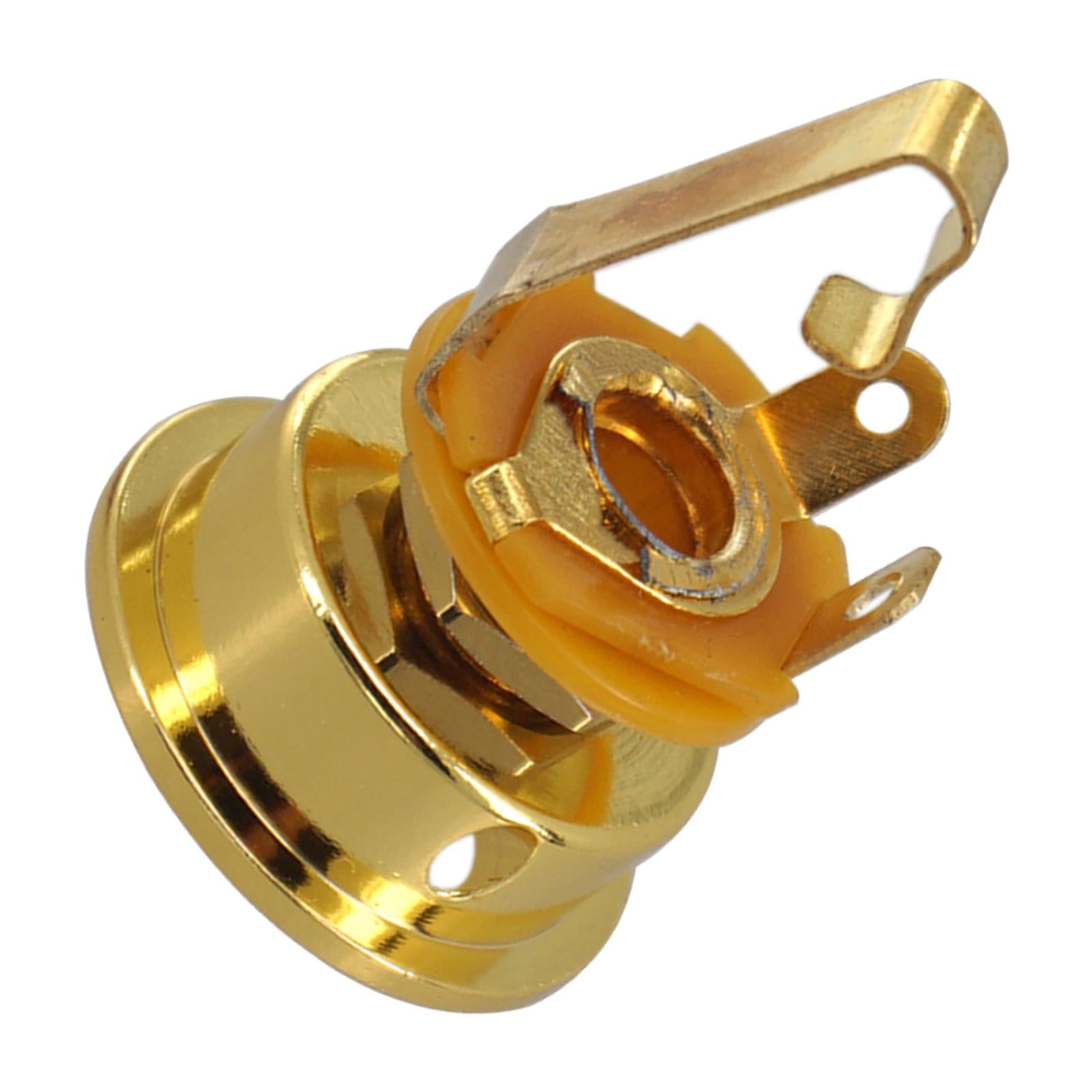 6.35mm Guitar Jack Plug Socket Guitar Part for TL Electric Guitar Gold