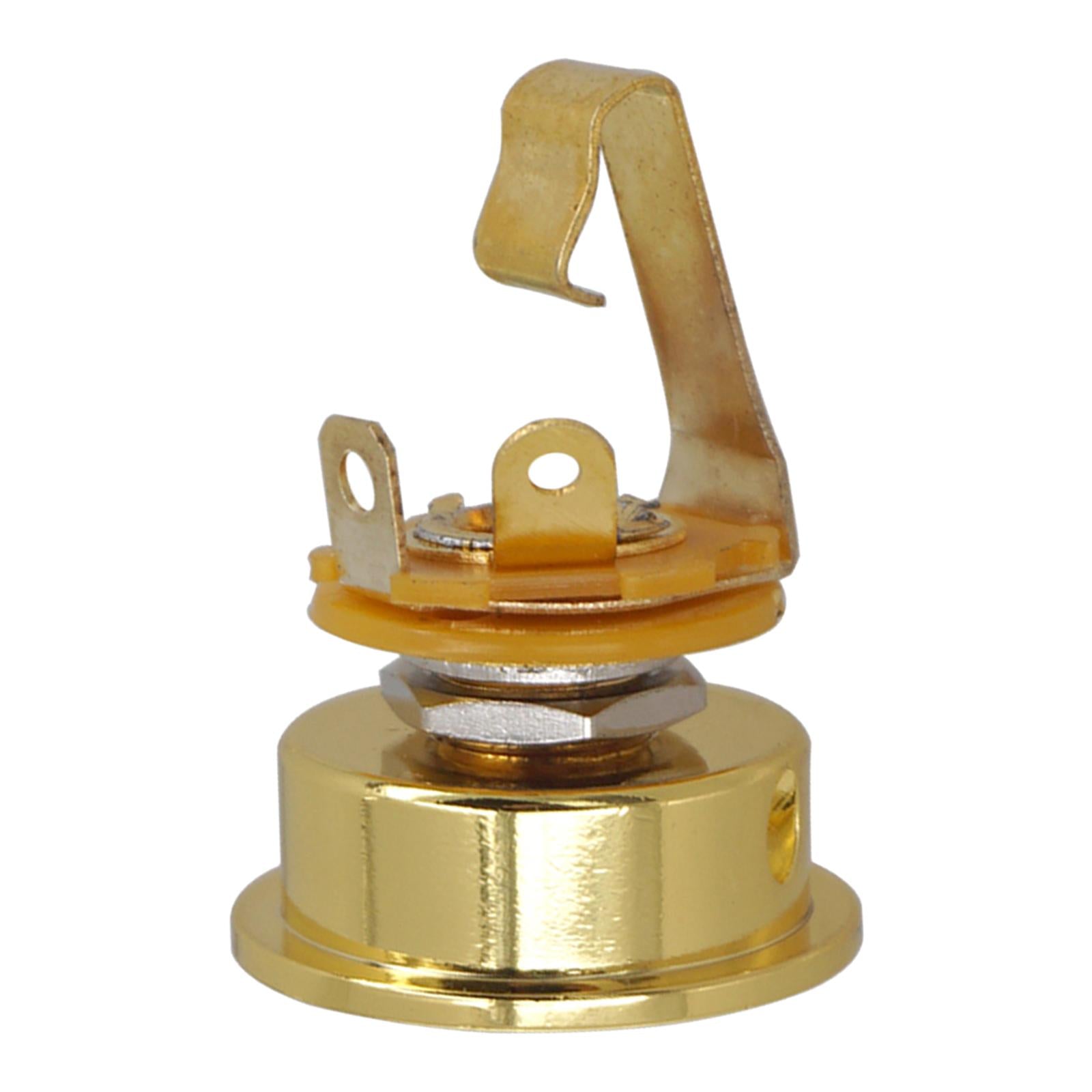 6.35mm Guitar Jack Plug Socket Guitar Part for TL Electric Guitar Gold
