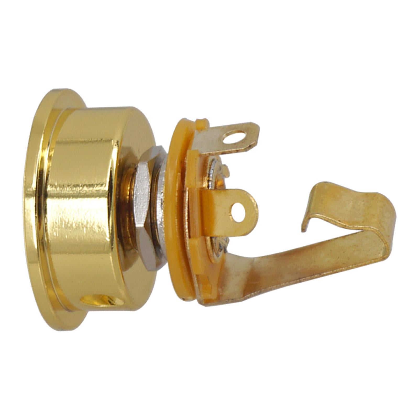 6.35mm Guitar Jack Plug Socket Guitar Part for TL Electric Guitar Gold