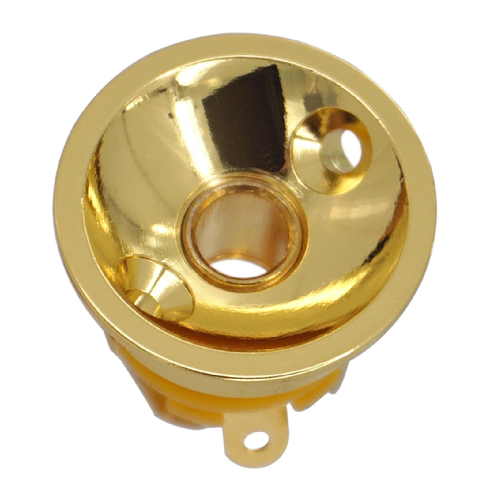 6.35mm Guitar Jack Plug Socket Guitar Part for TL Electric Guitar Gold