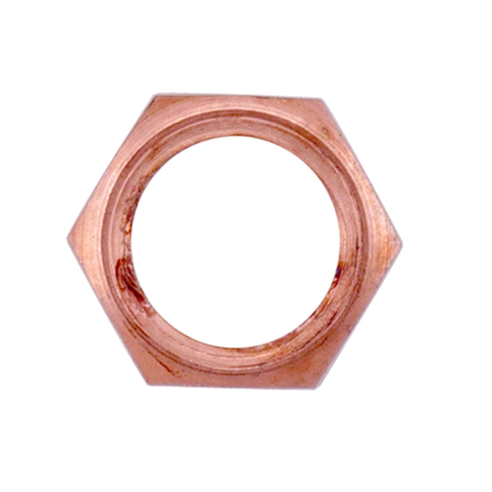 Guitar Hex Nut Washer Set Accessories for Electric Guitar Jack Red Bronze