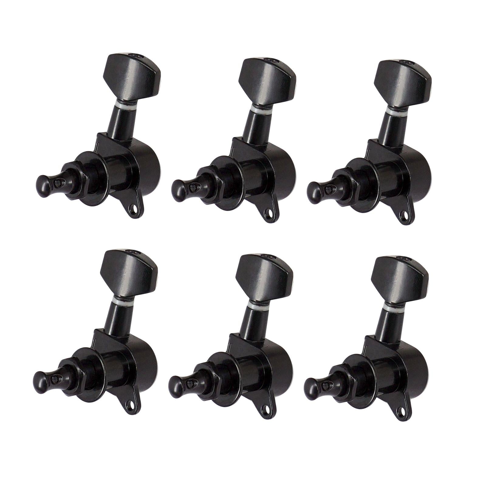 6x Guitar Tuning Peg Button Guitar Tuner Machine Head for Electric Guitar
