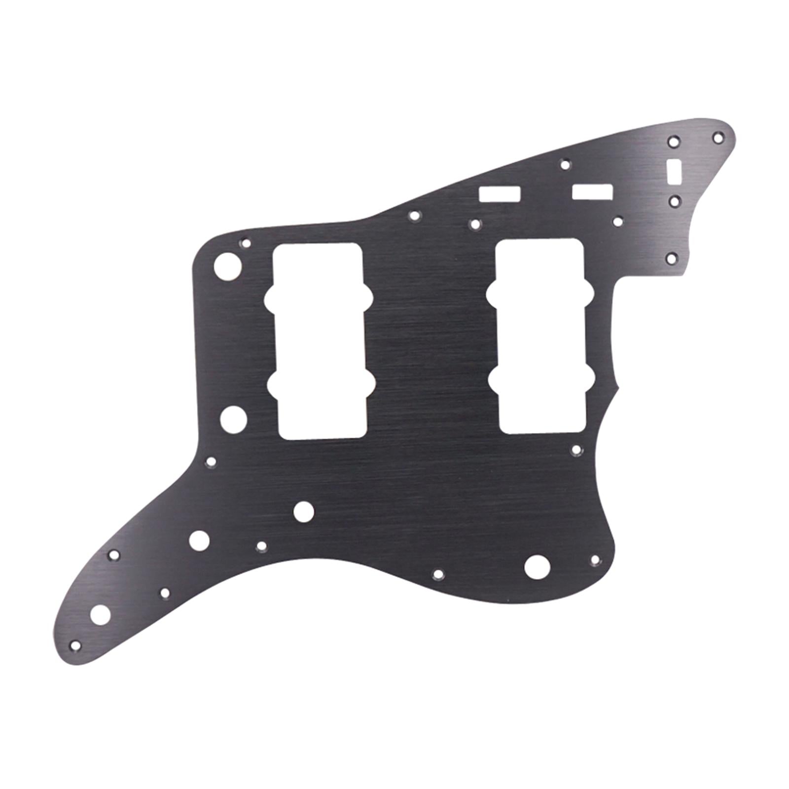 Anodized Guitar Pickguard Guitar Scratch Plate Guitar Replace Parts Black