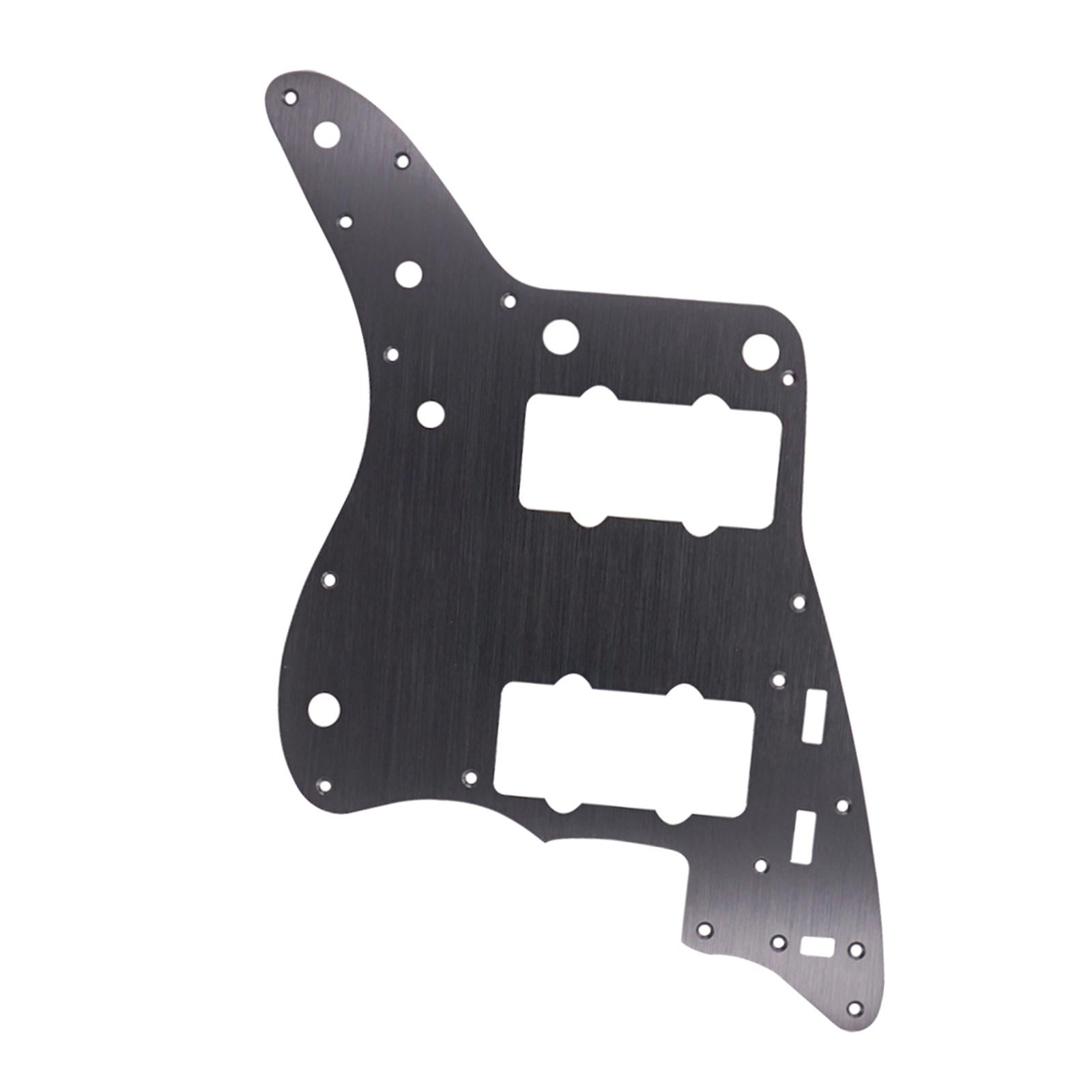 Anodized Guitar Pickguard Guitar Scratch Plate Guitar Replace Parts Black