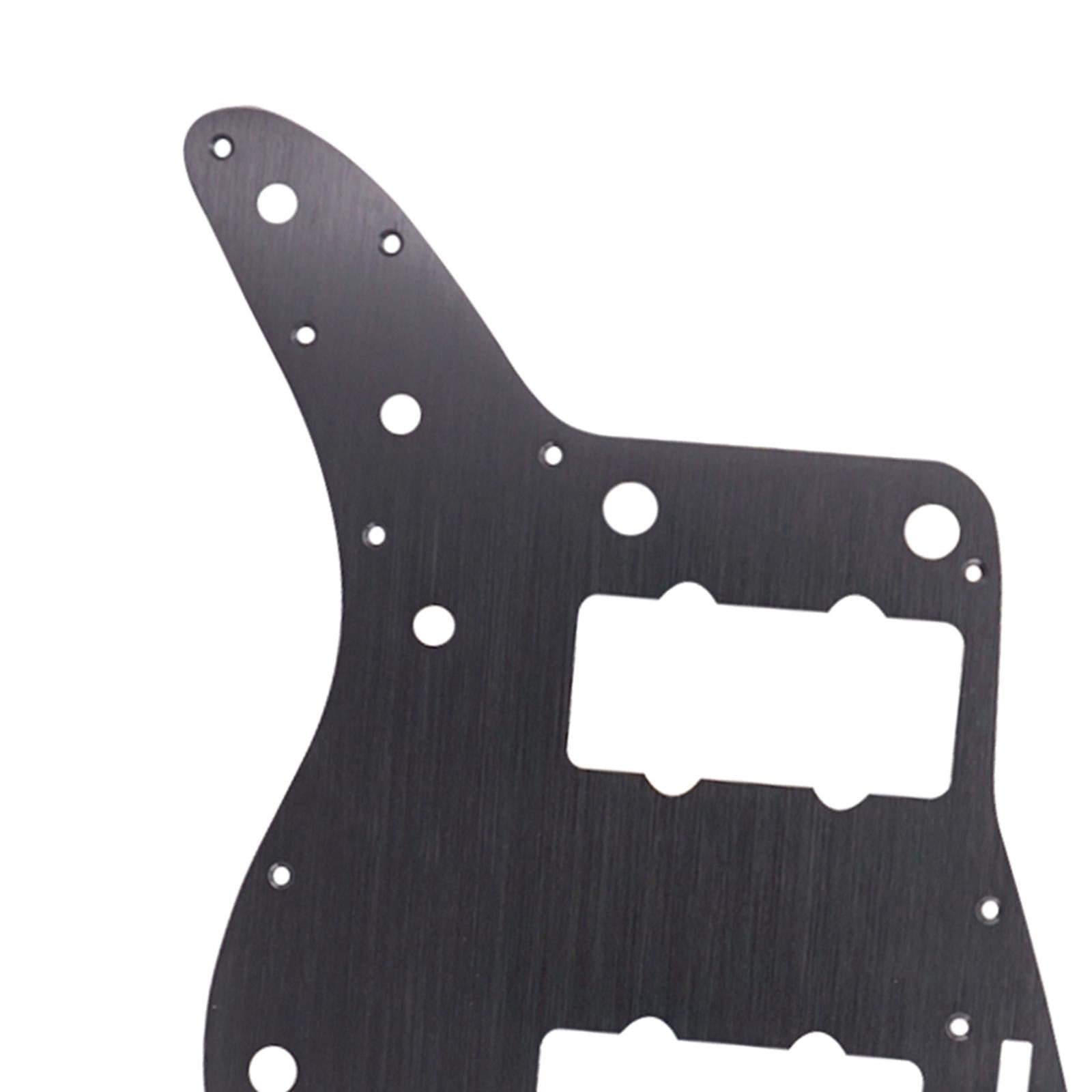 Anodized Guitar Pickguard Guitar Scratch Plate Guitar Replace Parts Black