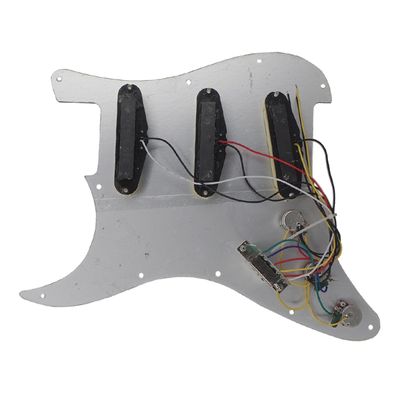 3 Ply SSS Guitar Loaded Pickguard Prewired Scratch Plate for ST Guitar