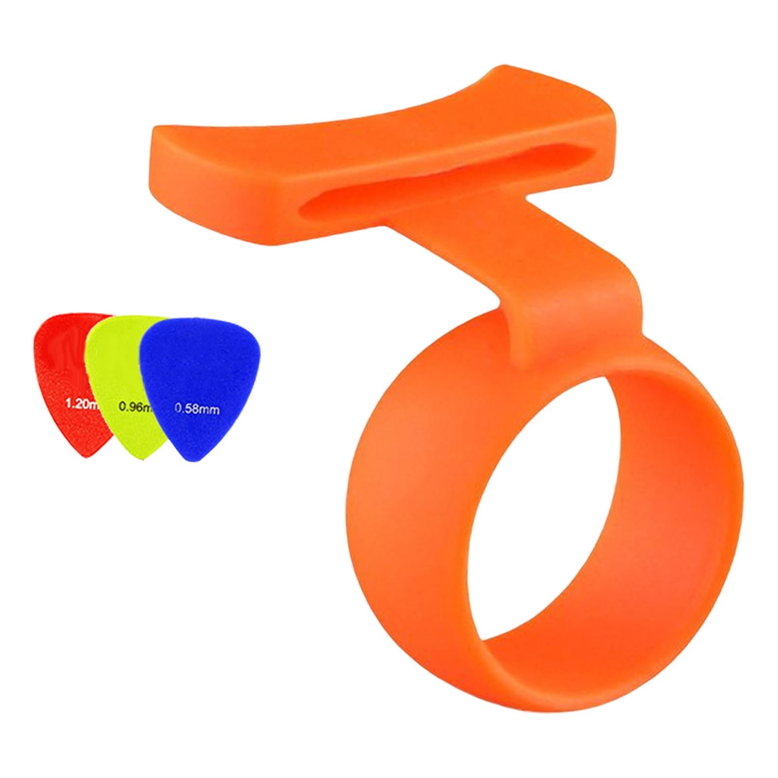 Guitar Finger Pick Holder Soft Protection Cover for Ukulele Children Student S