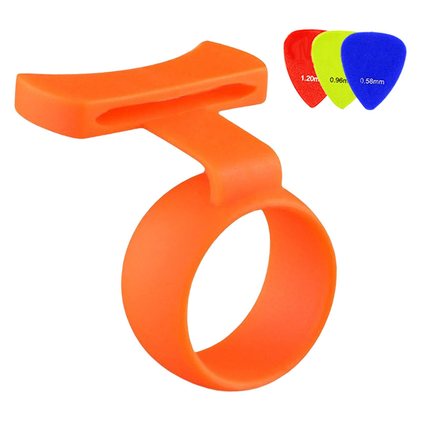 Guitar Finger Pick Holder Soft Protection Cover for Ukulele Children Student S