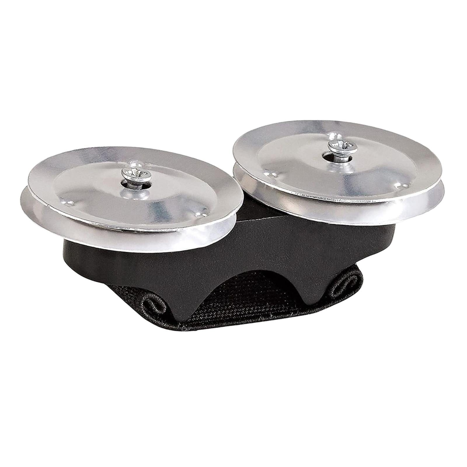 Hand Tambourine Metal Bell Handheld Percussion Hand Drum Music Instrument