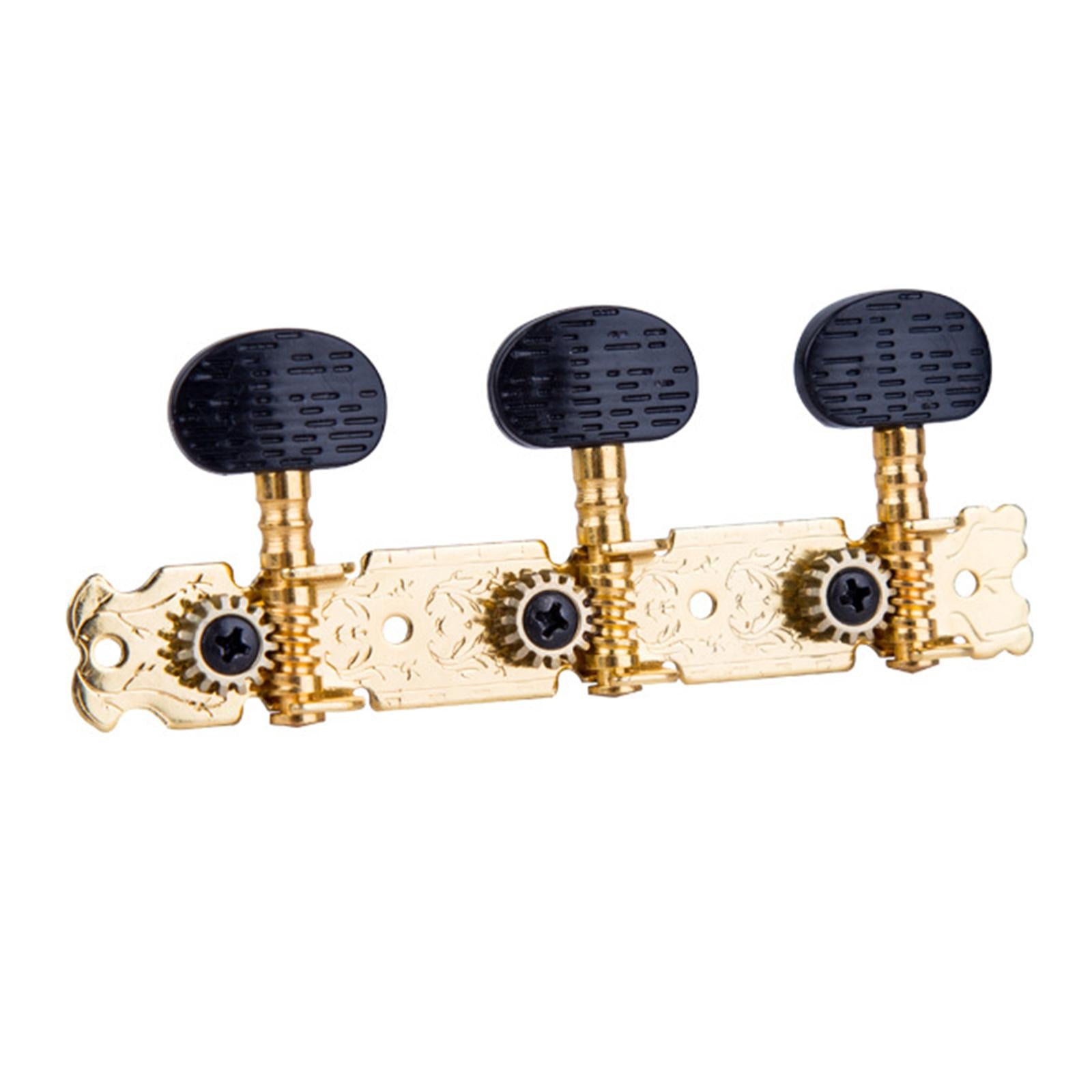2Pcs Guitar Tuning Keys DIY Gold Replacement Parts Durable for Guitars Accs
