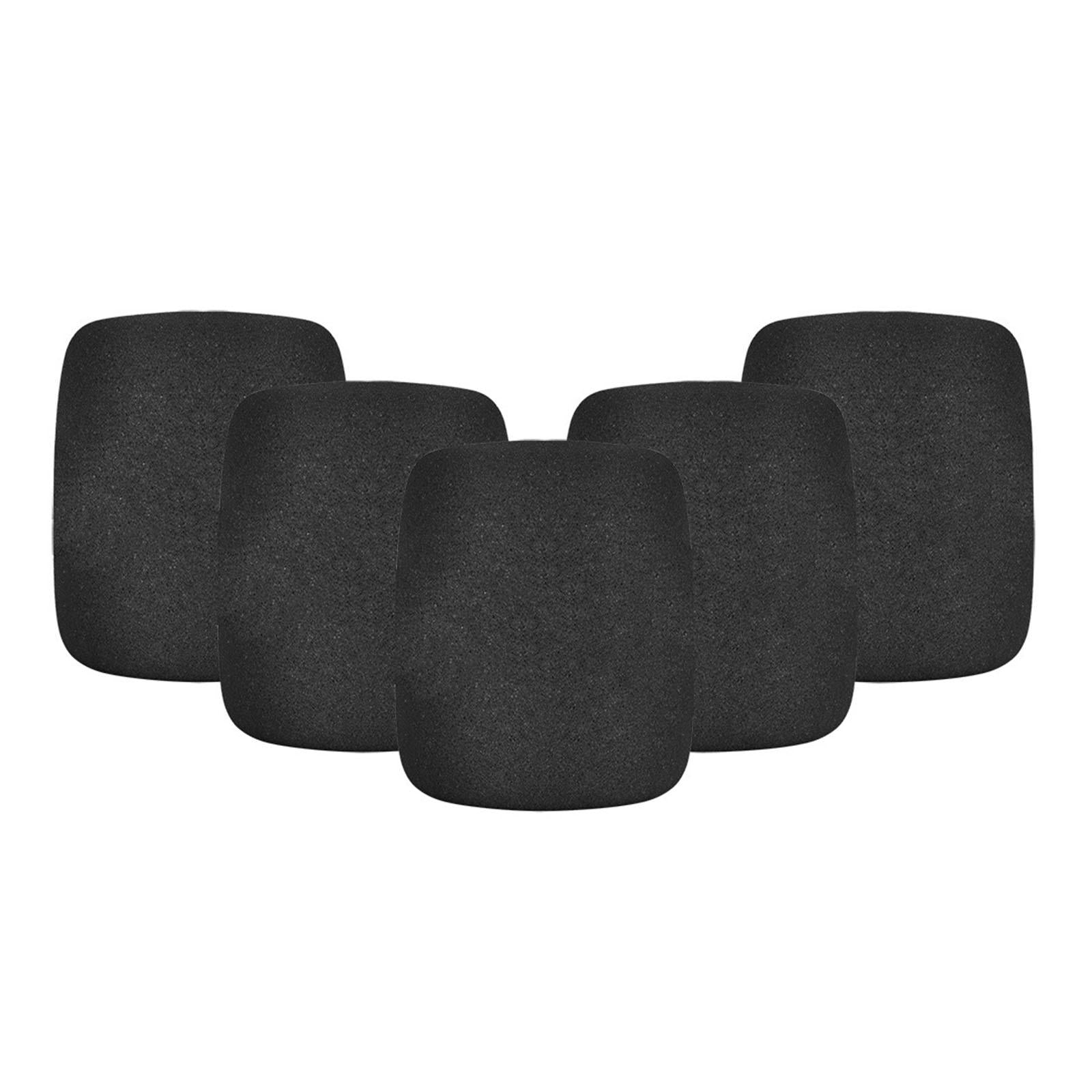 5Pcs Breathable Foam Mic Cover Handheld Microphone Windscreen for Stage