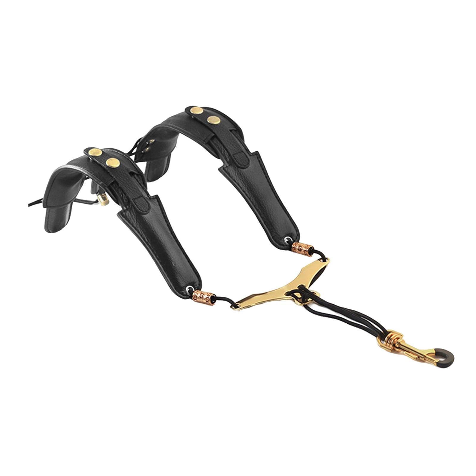 PU Leather Saxophone Shoulder Strap for Tenor Alto sax Neck Strap Clarinet