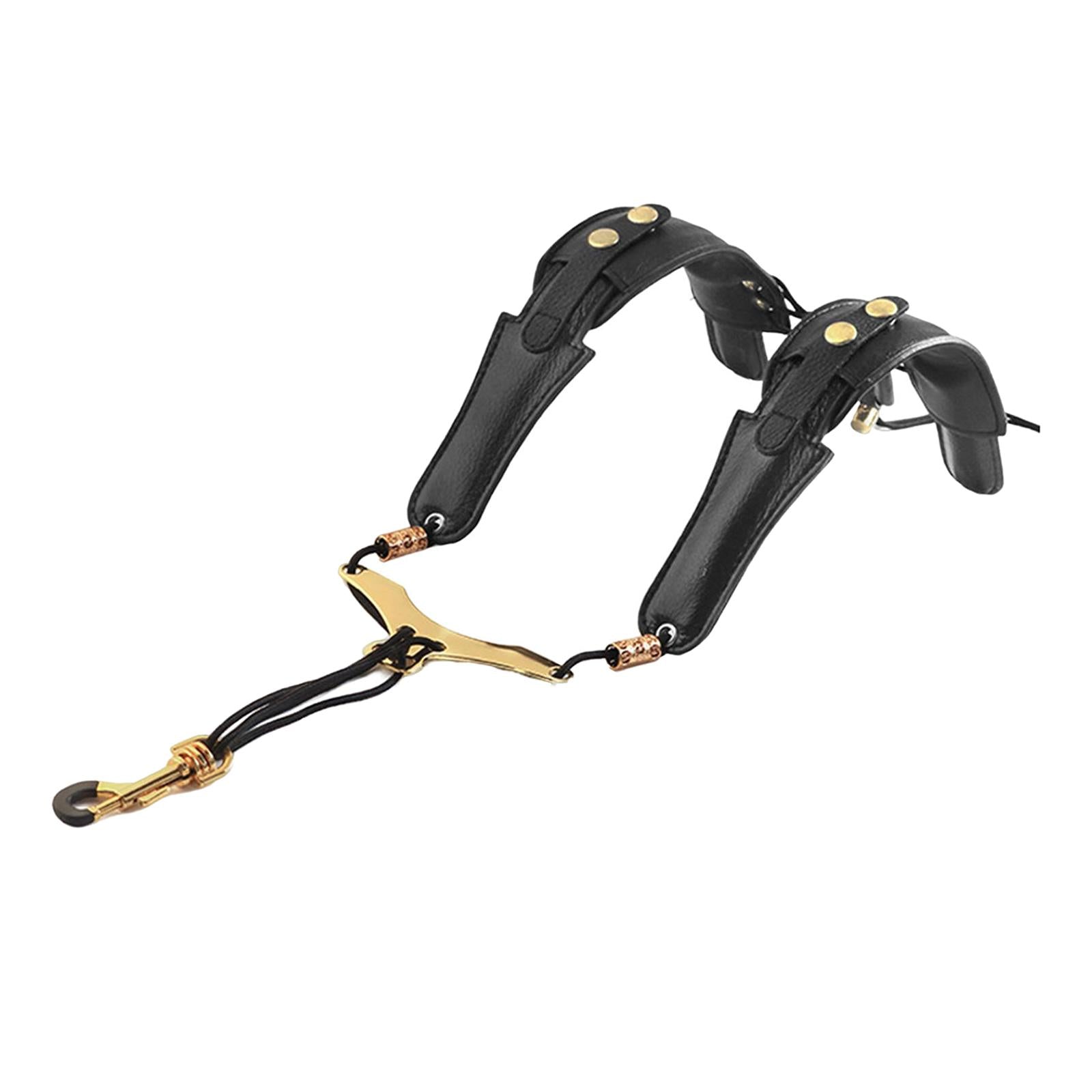 PU Leather Saxophone Shoulder Strap for Tenor Alto sax Neck Strap Clarinet