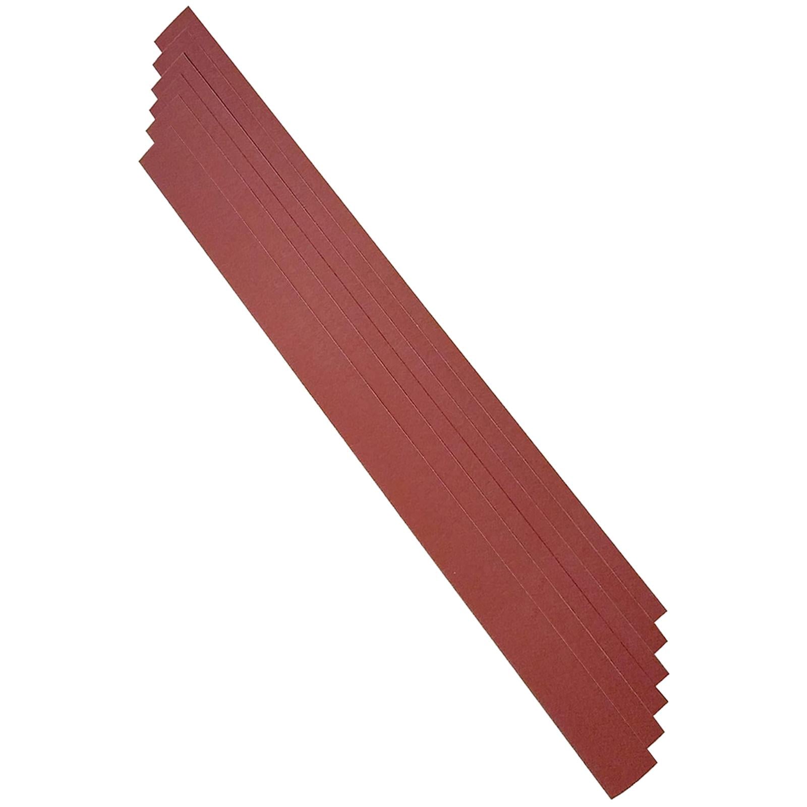 6x Guitar Fret Leveling Sandpaper Fret Leveling Beam Sanding for Bass DIY Red
