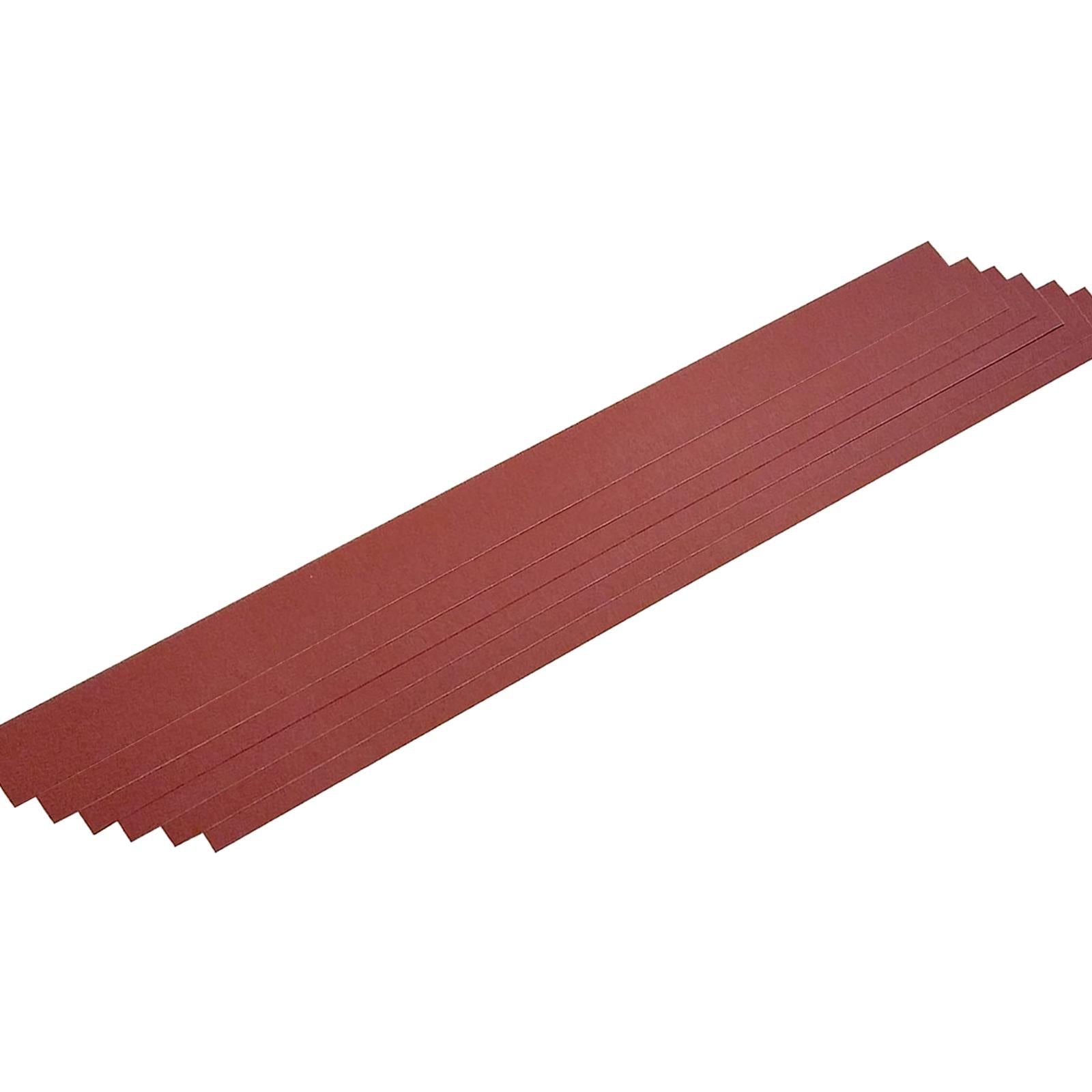 6x Guitar Fret Leveling Sandpaper Fret Leveling Beam Sanding for Bass DIY Red