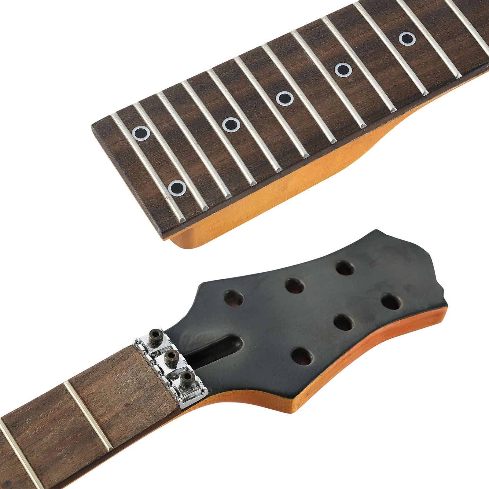25.6'' Maple Neck Rosewood Fretboard DIY Luthier Electric Guitar Necks