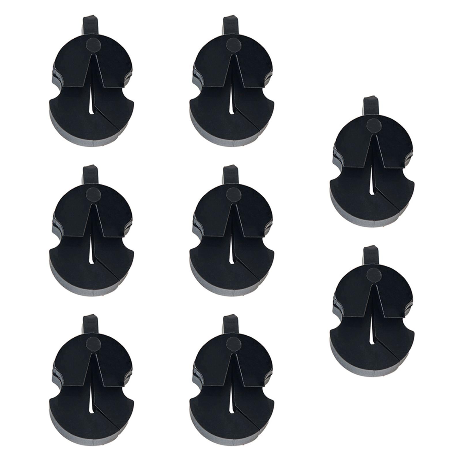 Soft Rubber Violin Strings Dampener Silence for 4/4 Size Violin Accessory Black