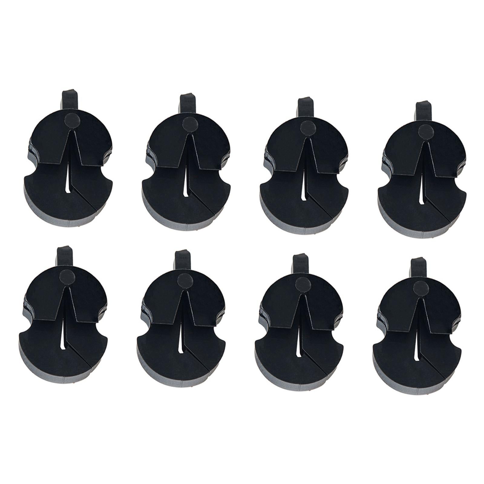Soft Rubber Violin Strings Dampener Silence for 4/4 Size Violin Accessory Black