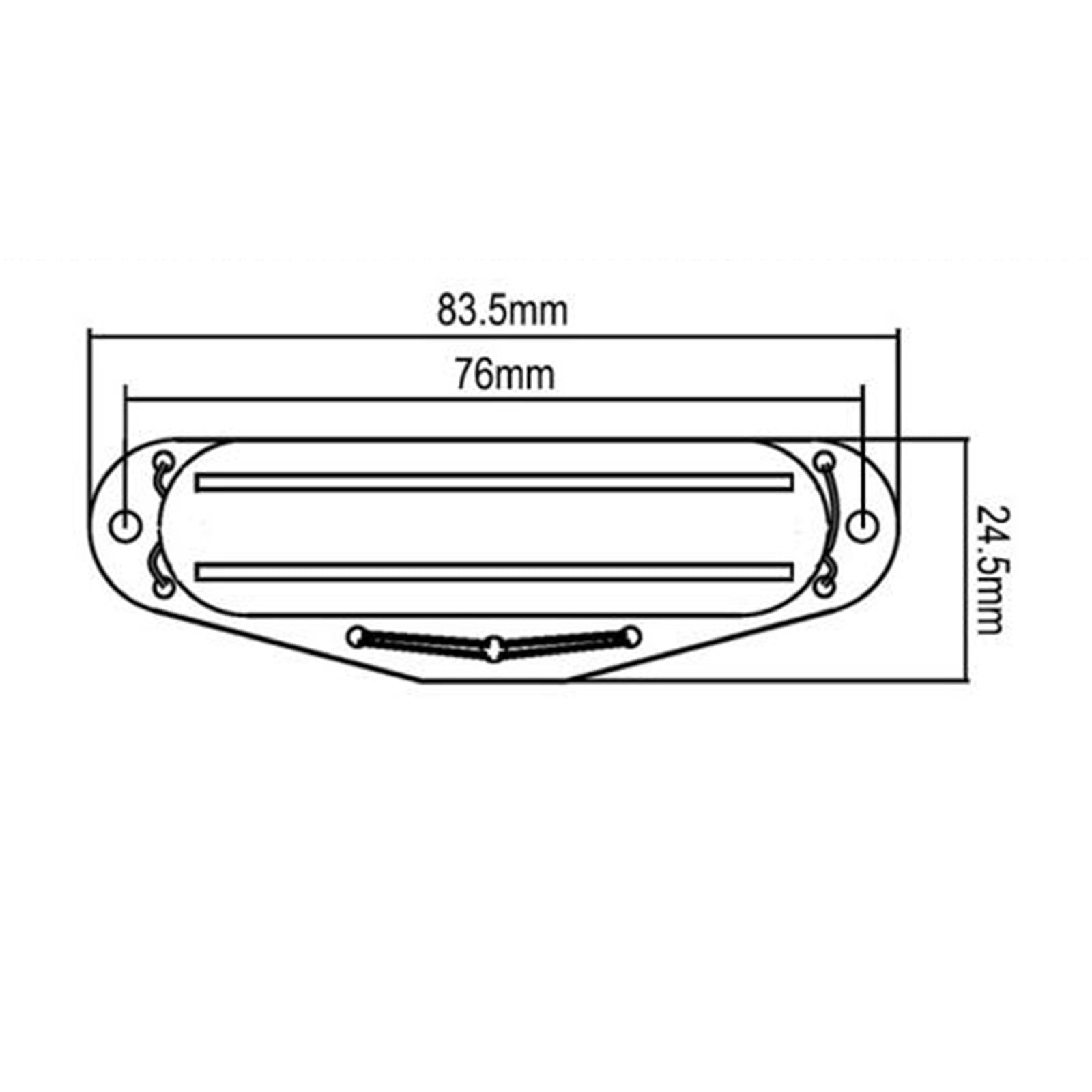 Active Humbucker Pickups Humbucker Socket for Bass Guitar Replacements