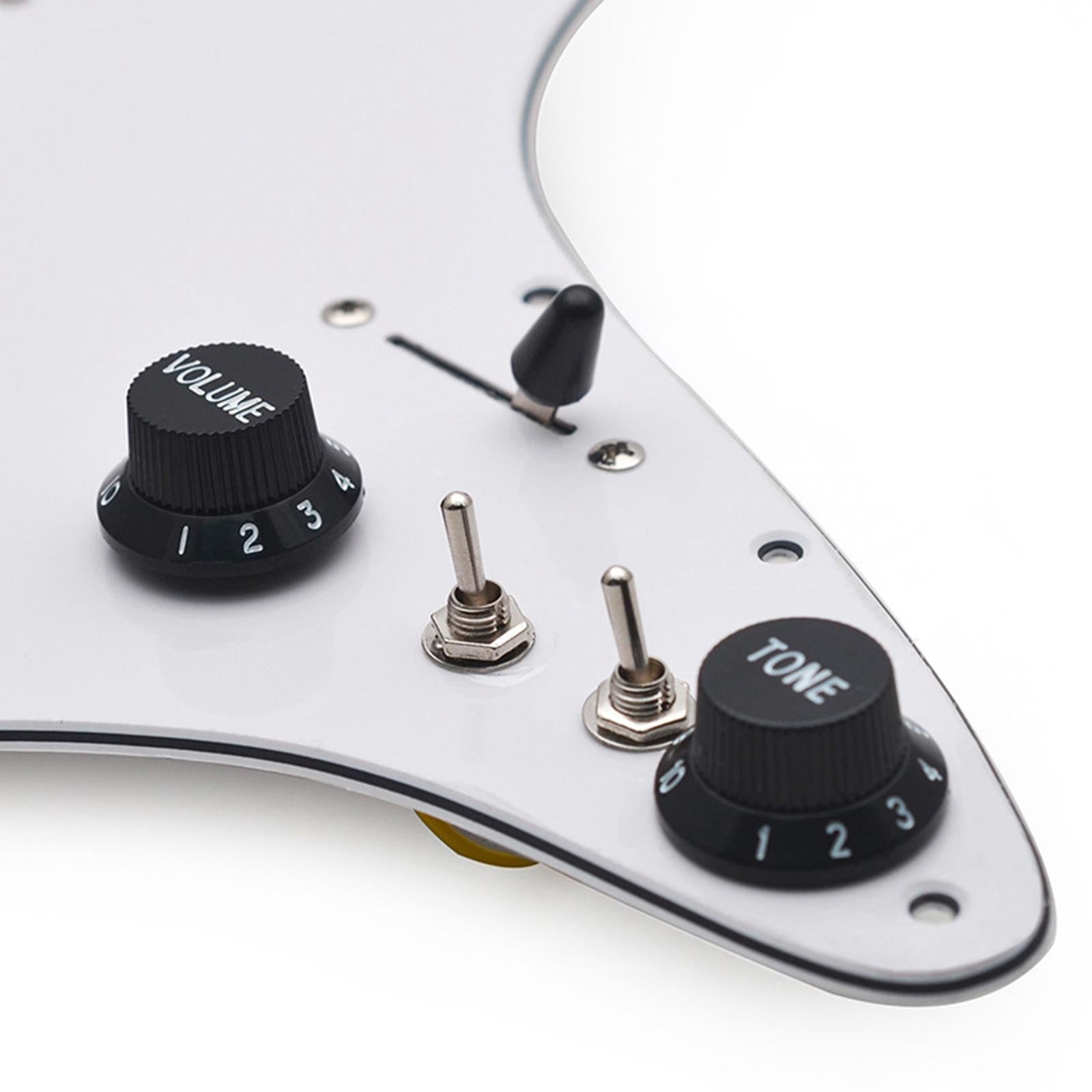 Loaded Electric Guitar Pickguard Circuit Assembly for Guitar Replacements
