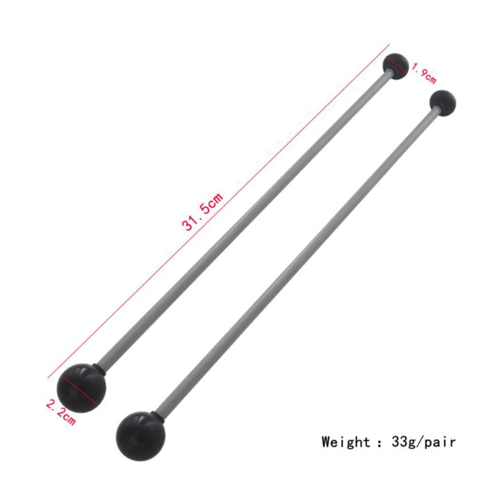 Percussion Sticks Double Headed Instrument Accessory for Handpan Toddler