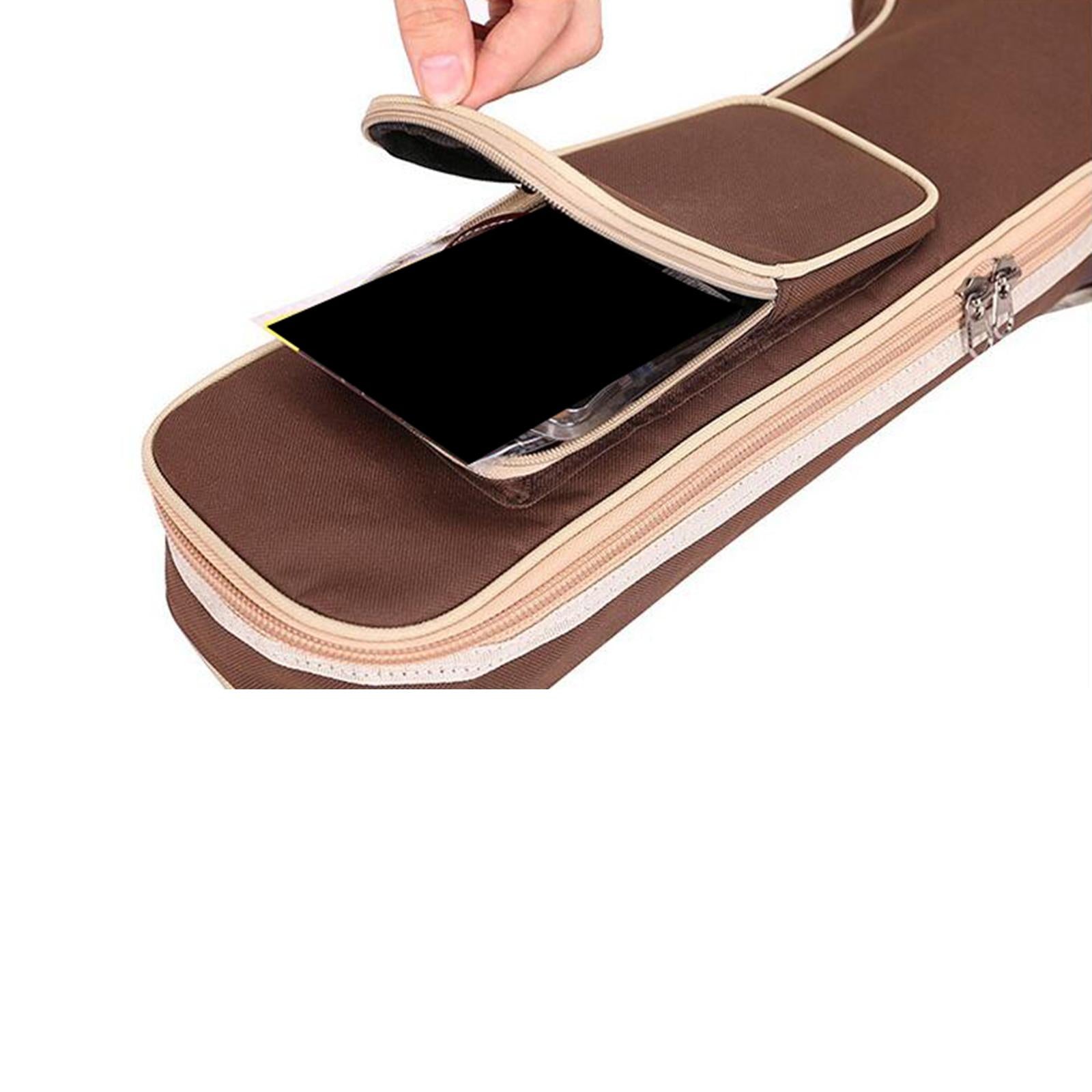 Electric Guitar Bag Backpack Adjustable Shoulder Strap Waterproof Black