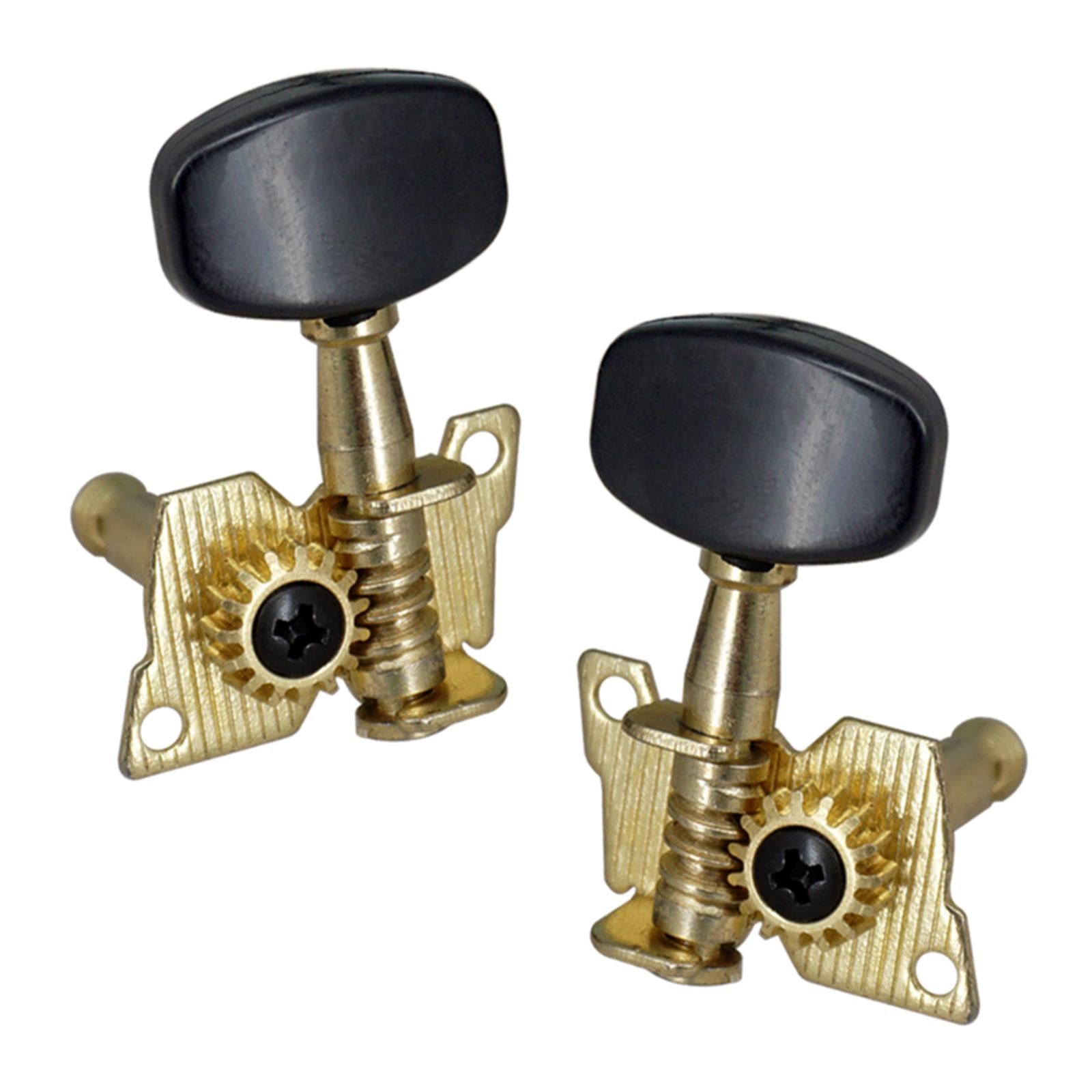 6x 3L3R Guitar Tuner Pegs Open Machine Heads for Acoustic Electric Guitar Black