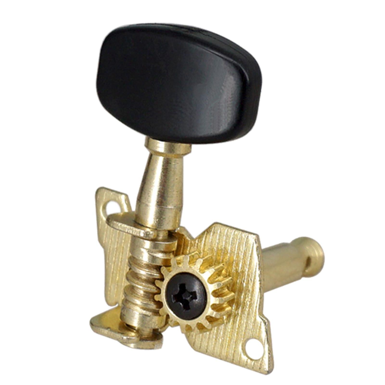 6x 3L3R Guitar Tuner Pegs Open Machine Heads for Acoustic Electric Guitar Black