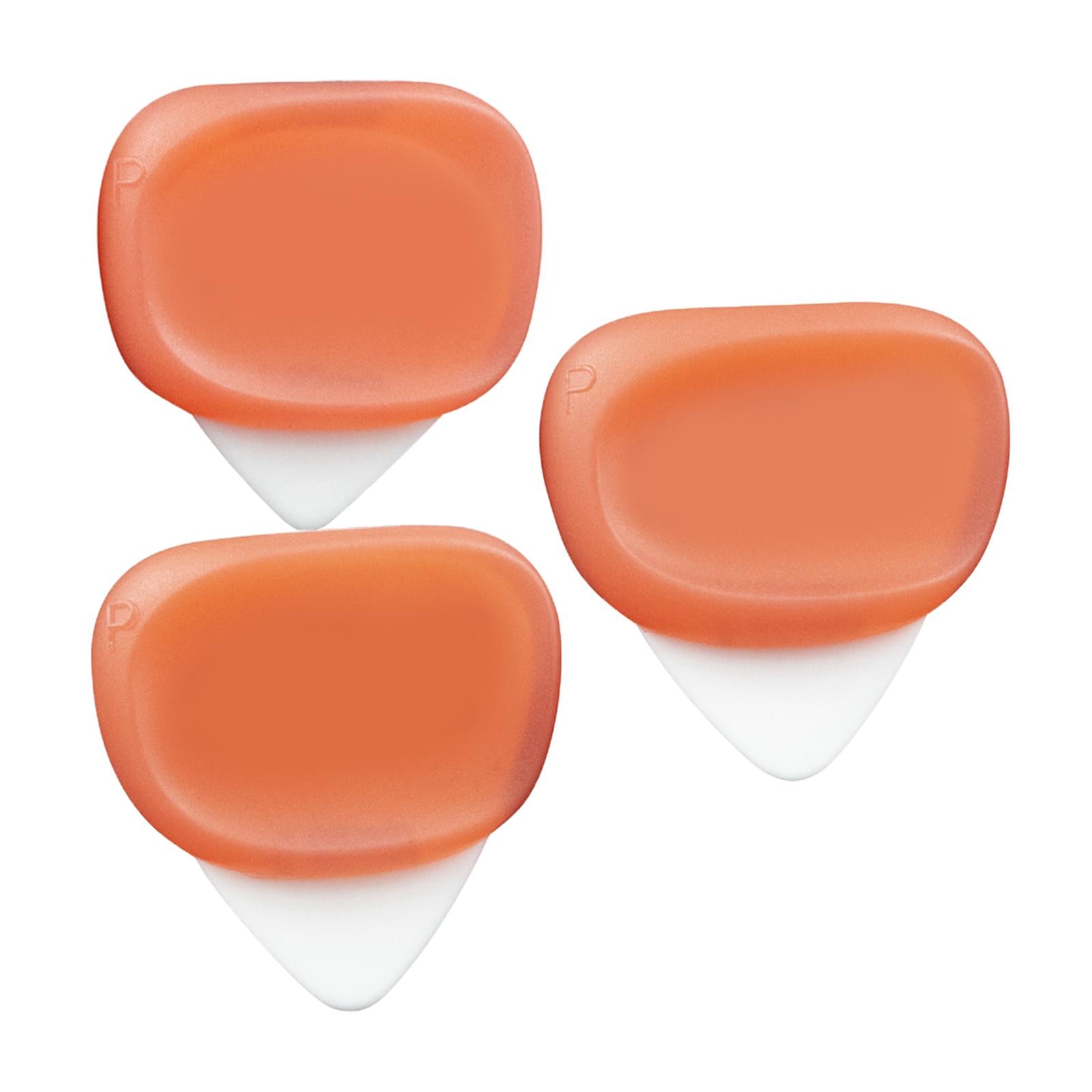 3Pcs Guitar Picks Thumb Finger Picks 0.6/0.96/1.2mm for Bass Acoustic Guitar Red