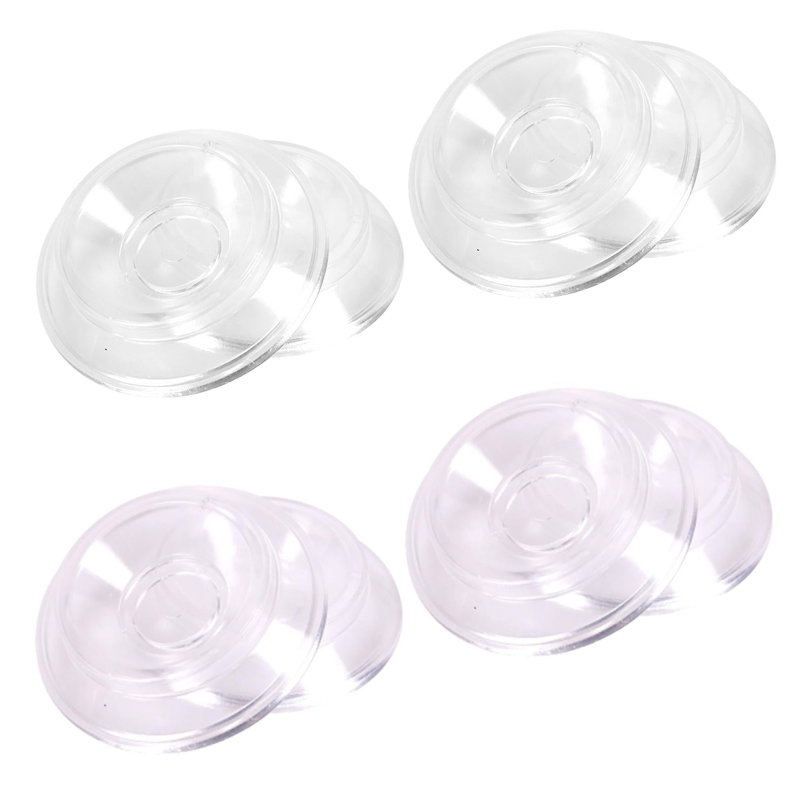 4x Piano Caster Cups High Quality Protection Solid Upright Premium ABS White