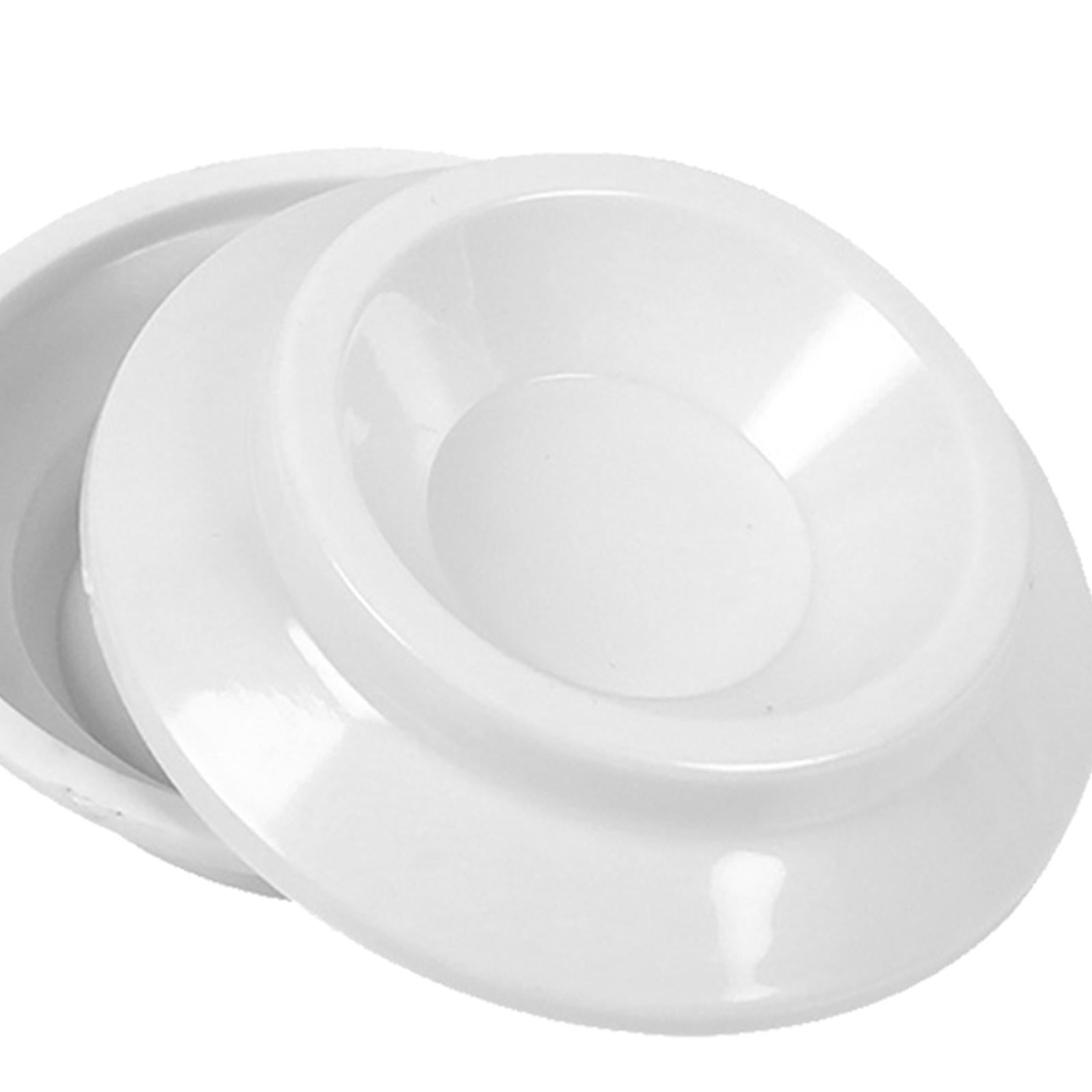 4x Piano Caster Cups High Quality Protection Solid Upright Premium ABS White