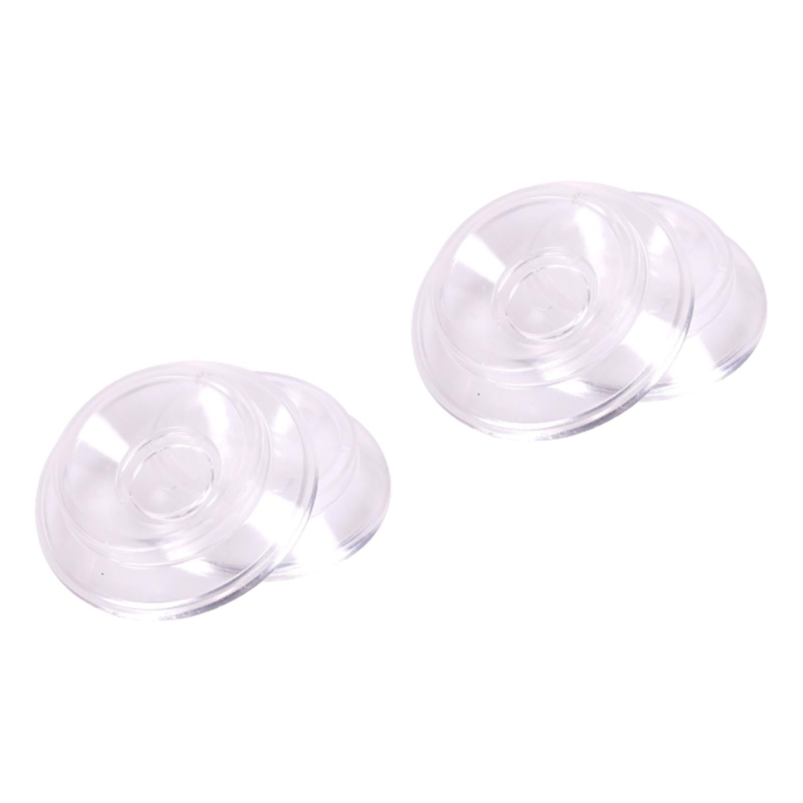 4x Piano Caster Cups High Quality Protection Solid Upright Premium ABS Clear
