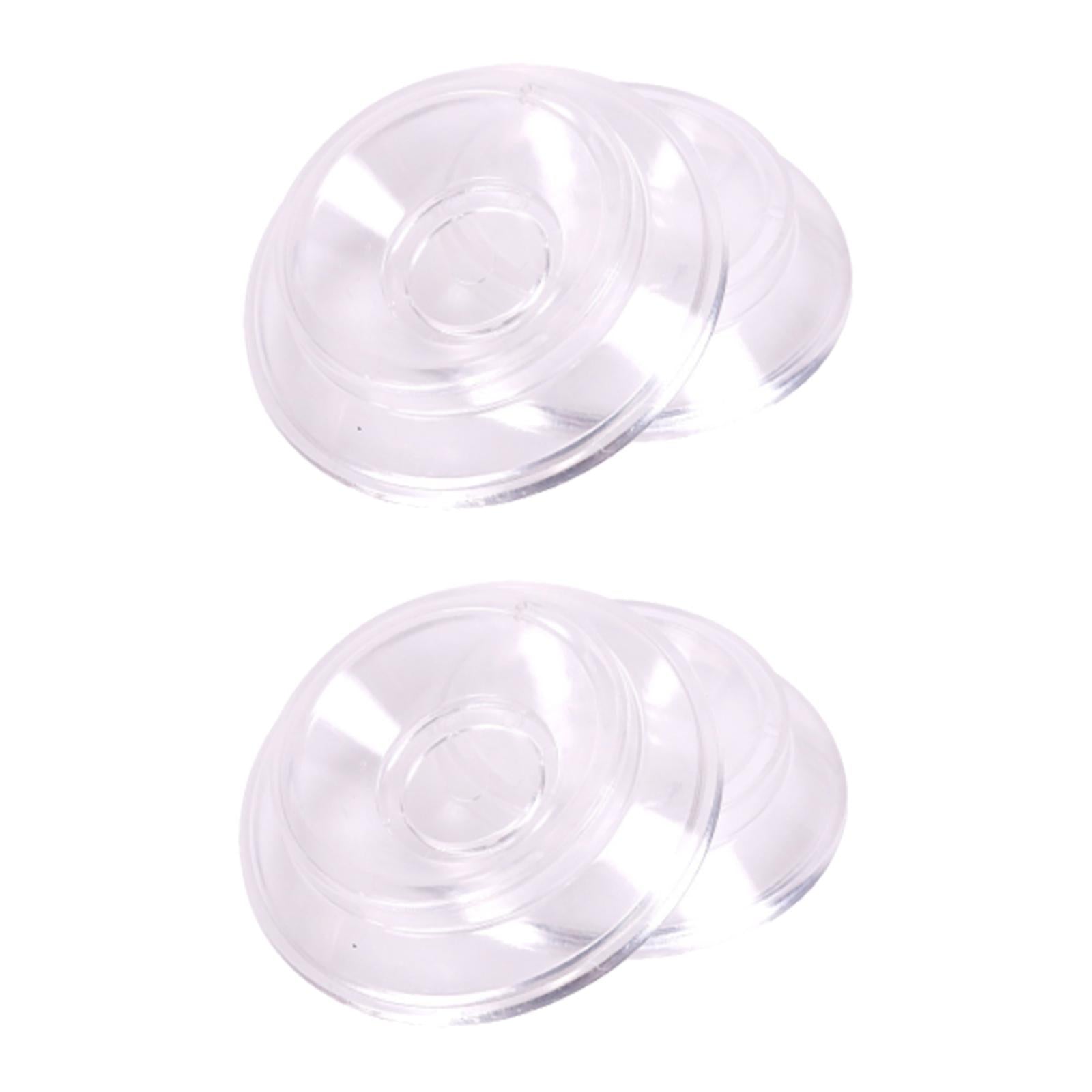 4x Piano Caster Cups High Quality Protection Solid Upright Premium ABS Clear