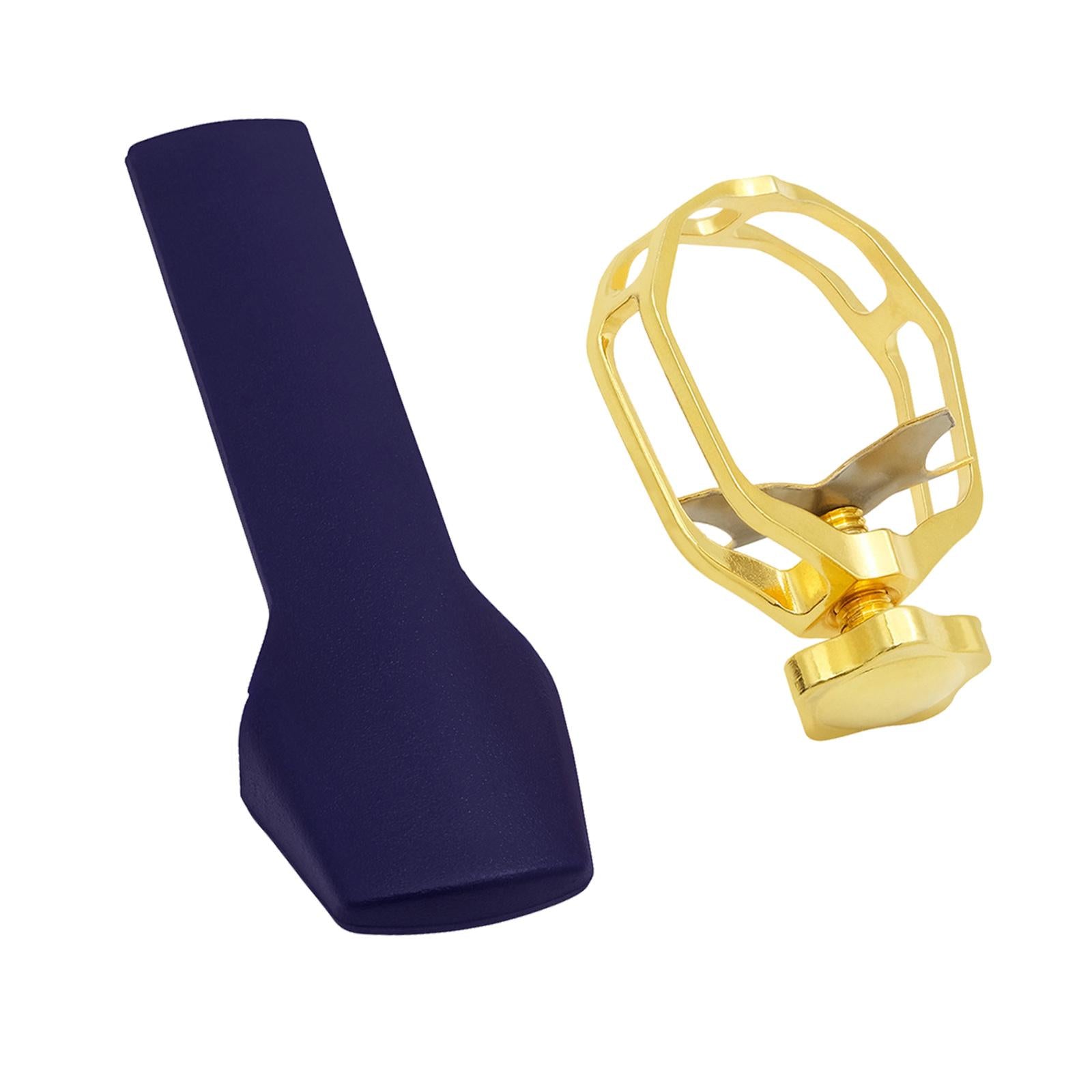 Saxophone Mouthpiece with Long Handle Protective Cover for Alto Saxophones