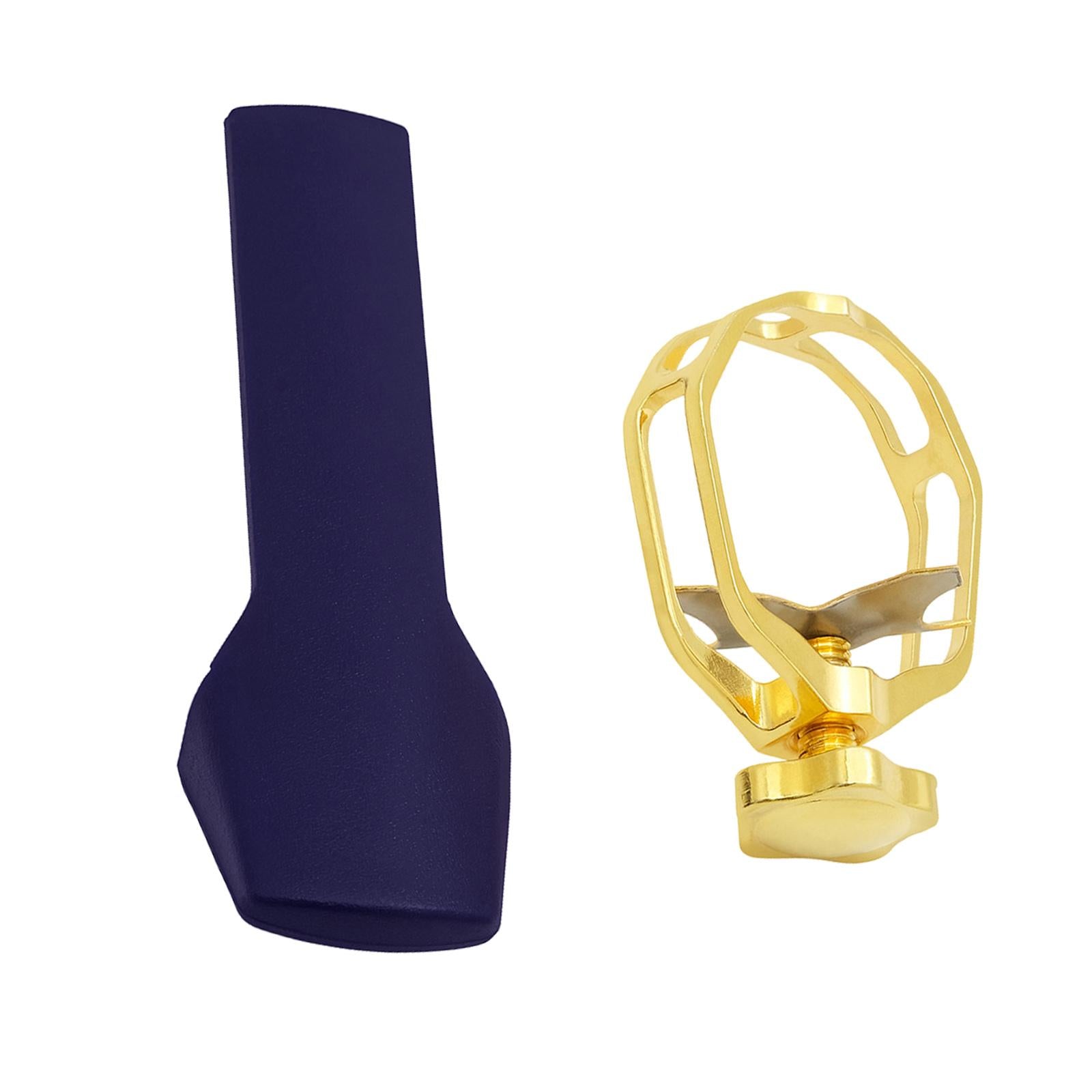 Saxophone Mouthpiece with Long Handle Protective Cover for Alto Saxophones