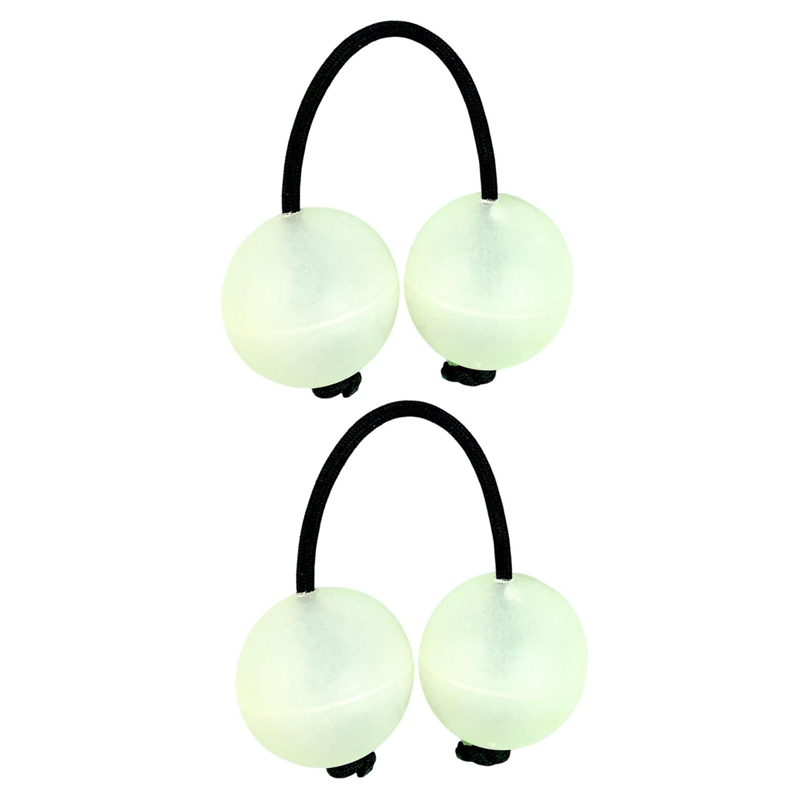 Rhythmic Sand Balls Musical Instrument Percussion for Toddlers White