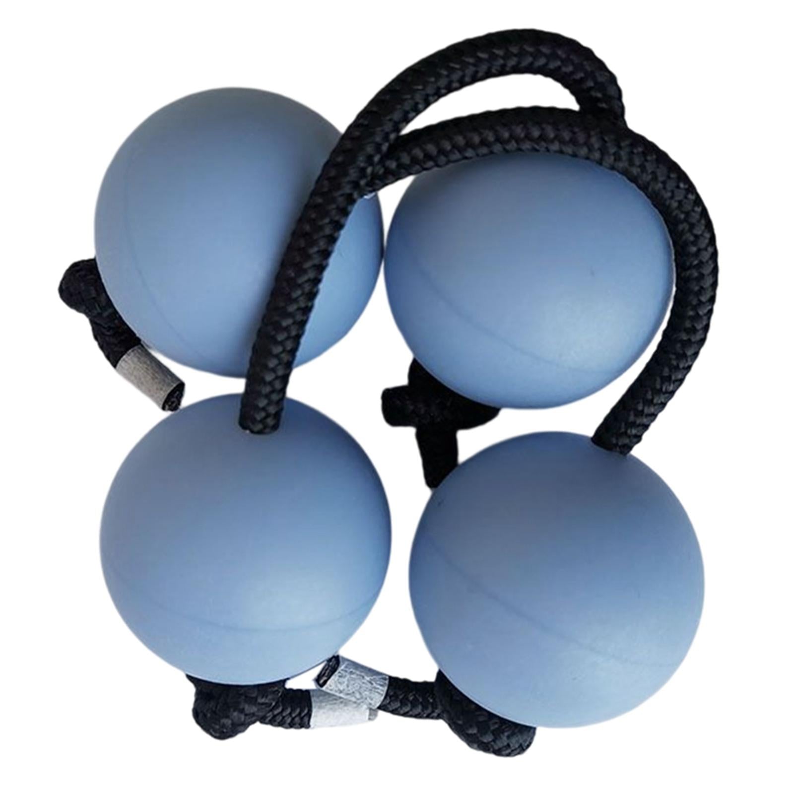 4Pcs Authentic African Shaker Portable Convenient for Percussion Ensembles Blue