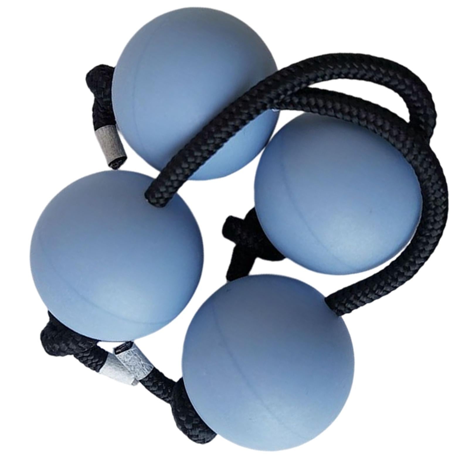 4Pcs Authentic African Shaker Portable Convenient for Percussion Ensembles Blue