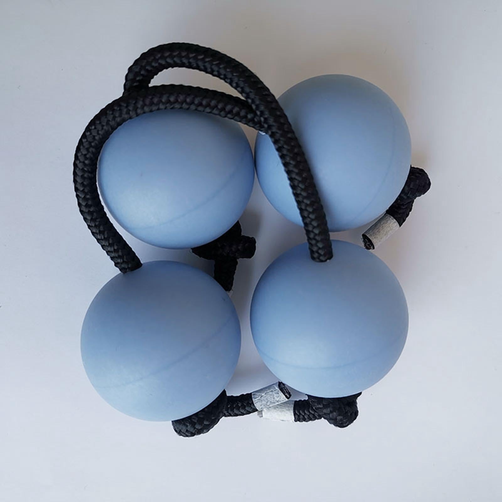 4Pcs Authentic African Shaker Portable Convenient for Percussion Ensembles Blue