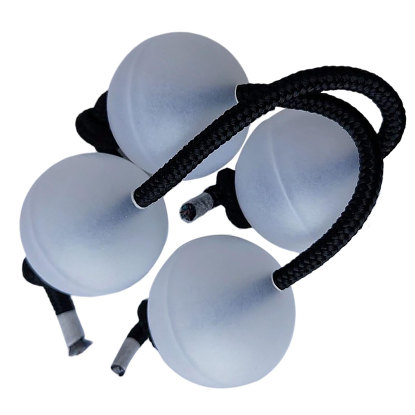 4Pcs Authentic African Shaker Portable Convenient for Percussion Ensembles White