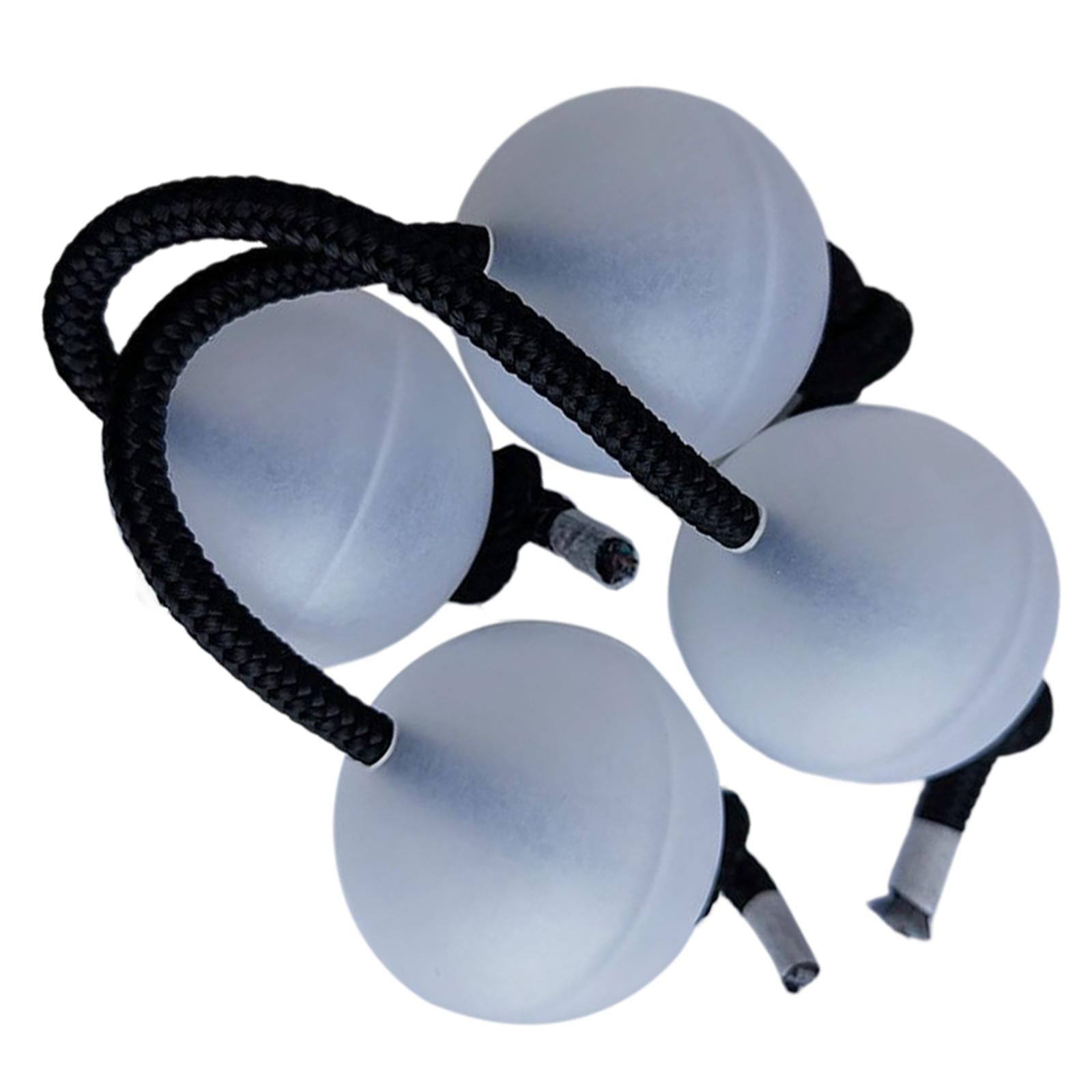 4Pcs Authentic African Shaker Portable Convenient for Percussion Ensembles White